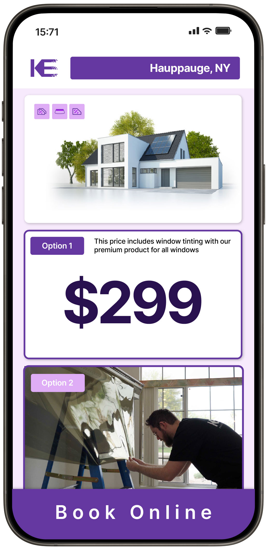 View Reasonable Home Window Tinting Costs in Hauppauge, New York