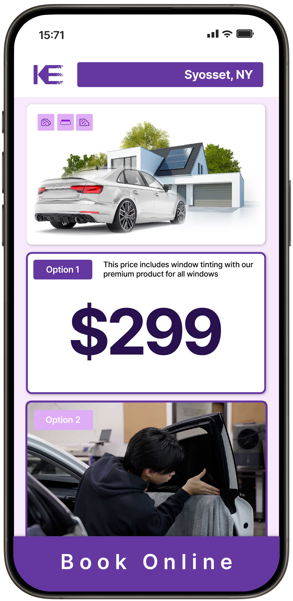 View Competitive Window Tinting Prices in Syosset, New York
