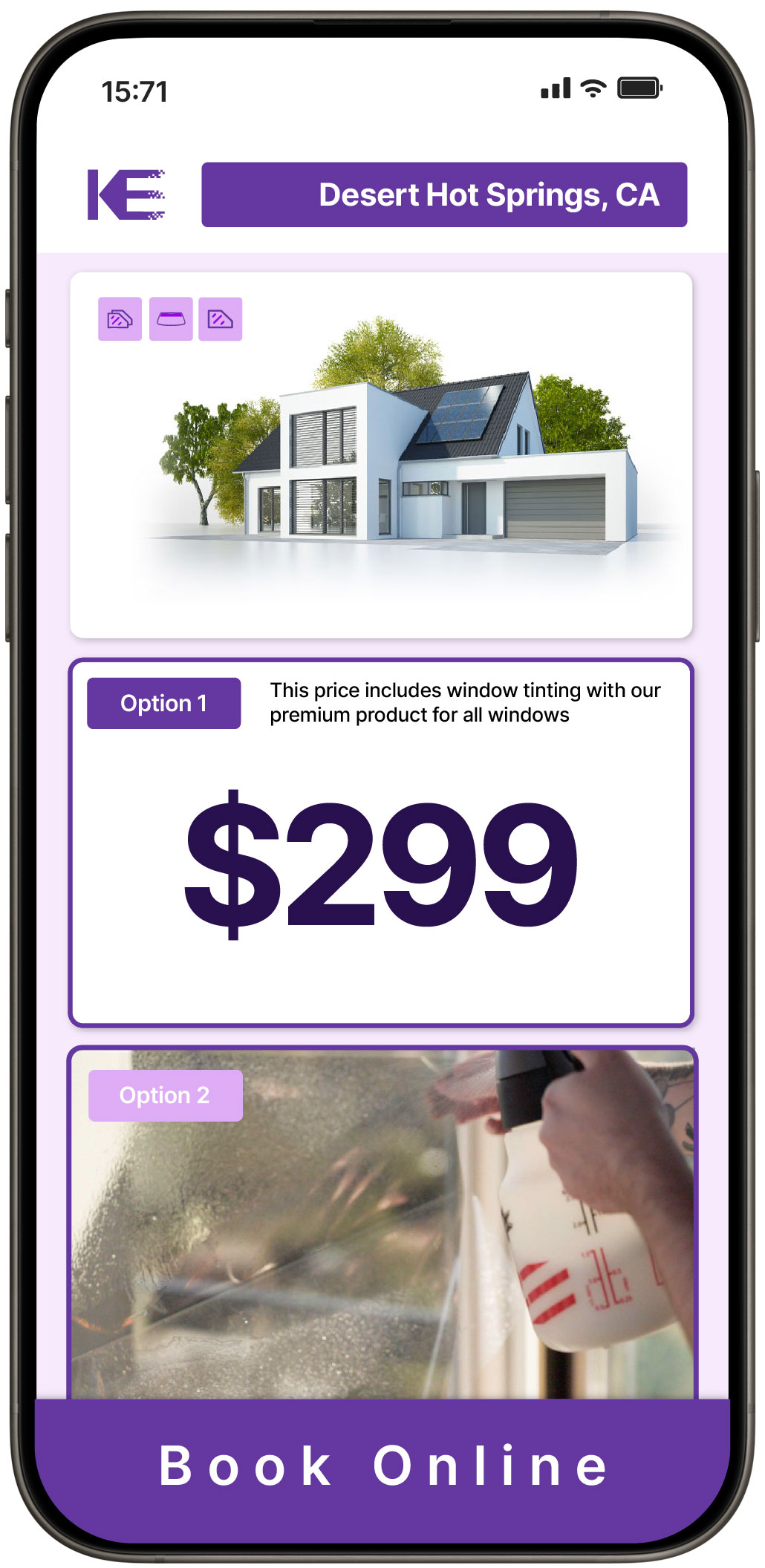 View Competitive Home Window Tinting Rates in Desert Hot Springs, California