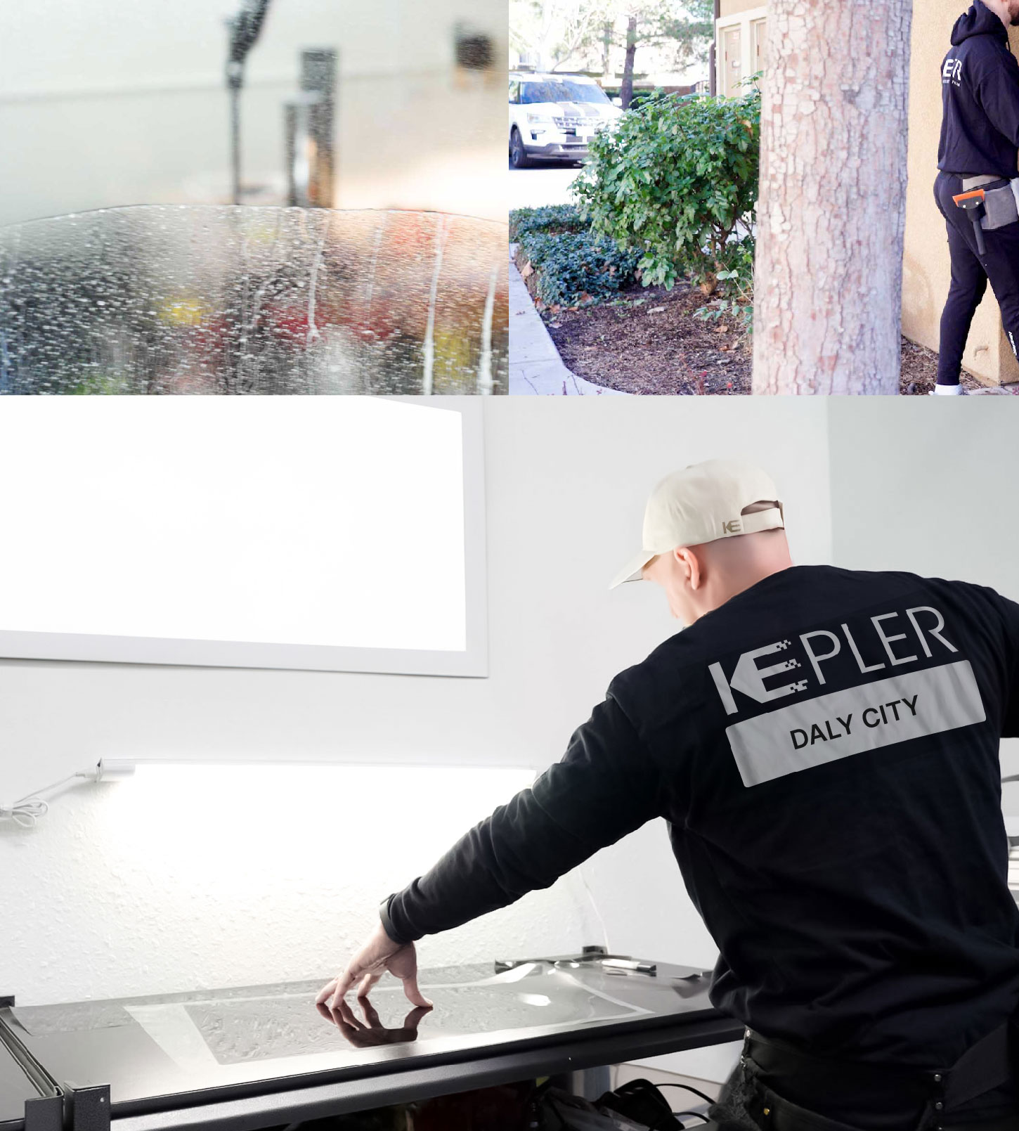 Window Tinting Specialist Cutting Film in Daly City, California
