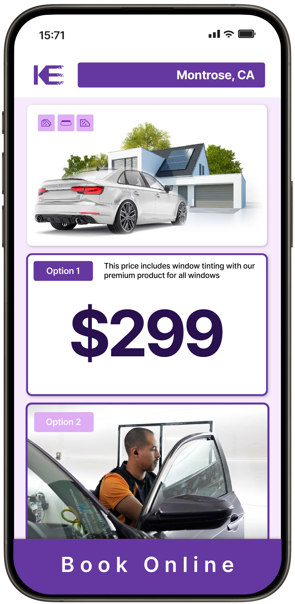 View Competitive Window Tinting Prices in Montrose, California