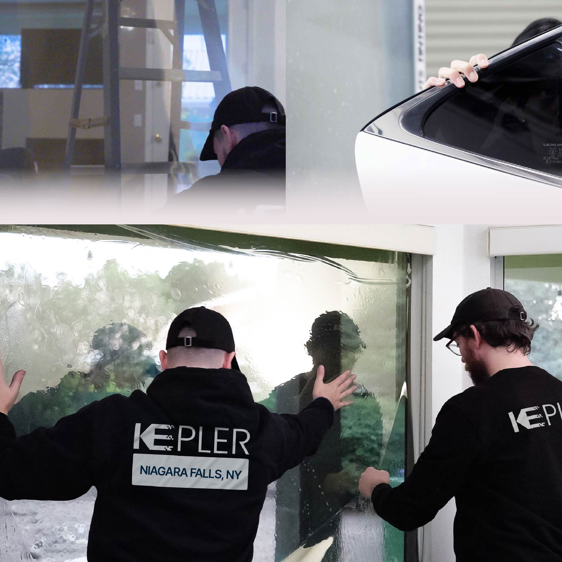 Kepler Specialist Performing Commercial Window Tinting in Niagara Falls Niagara Falls