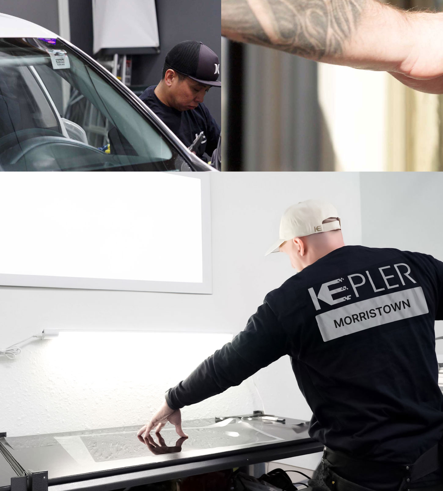 Window Tinting Specialist Cutting Film in Morristown, Tennessee