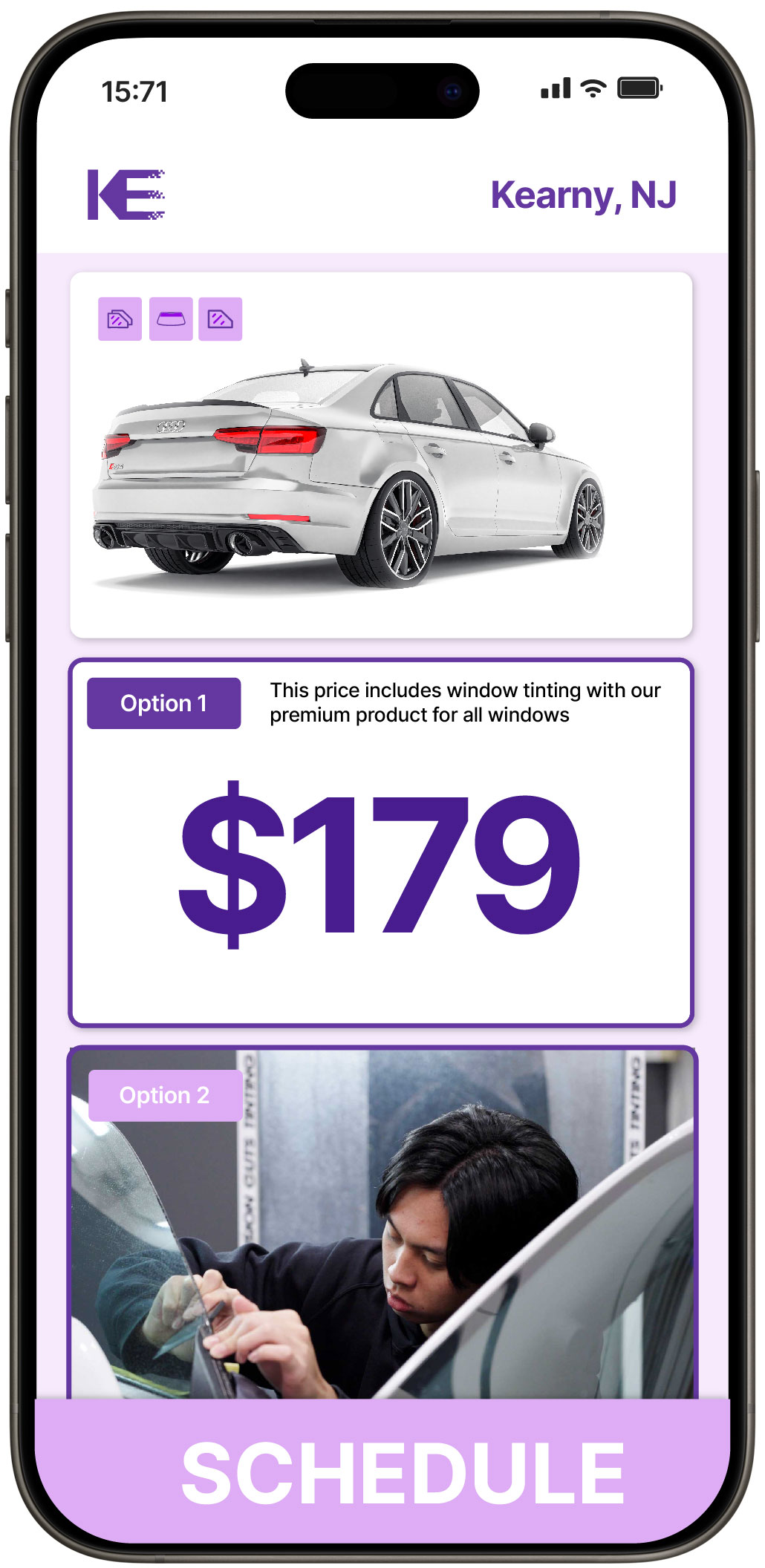View Competitive Car Window Tinting Rates in Kearny, New Jersey