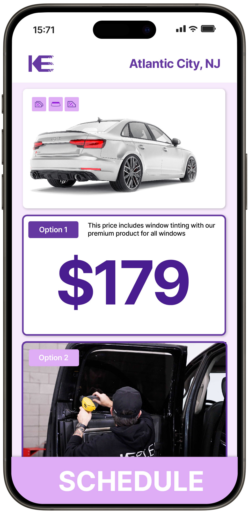 View Competitive Car Window Tinting Costs in Atlantic City, New Jersey