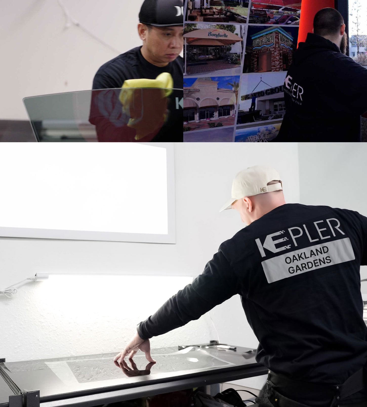 Window Tinting Specialist Cutting Film in Oakland Gardens, New York
