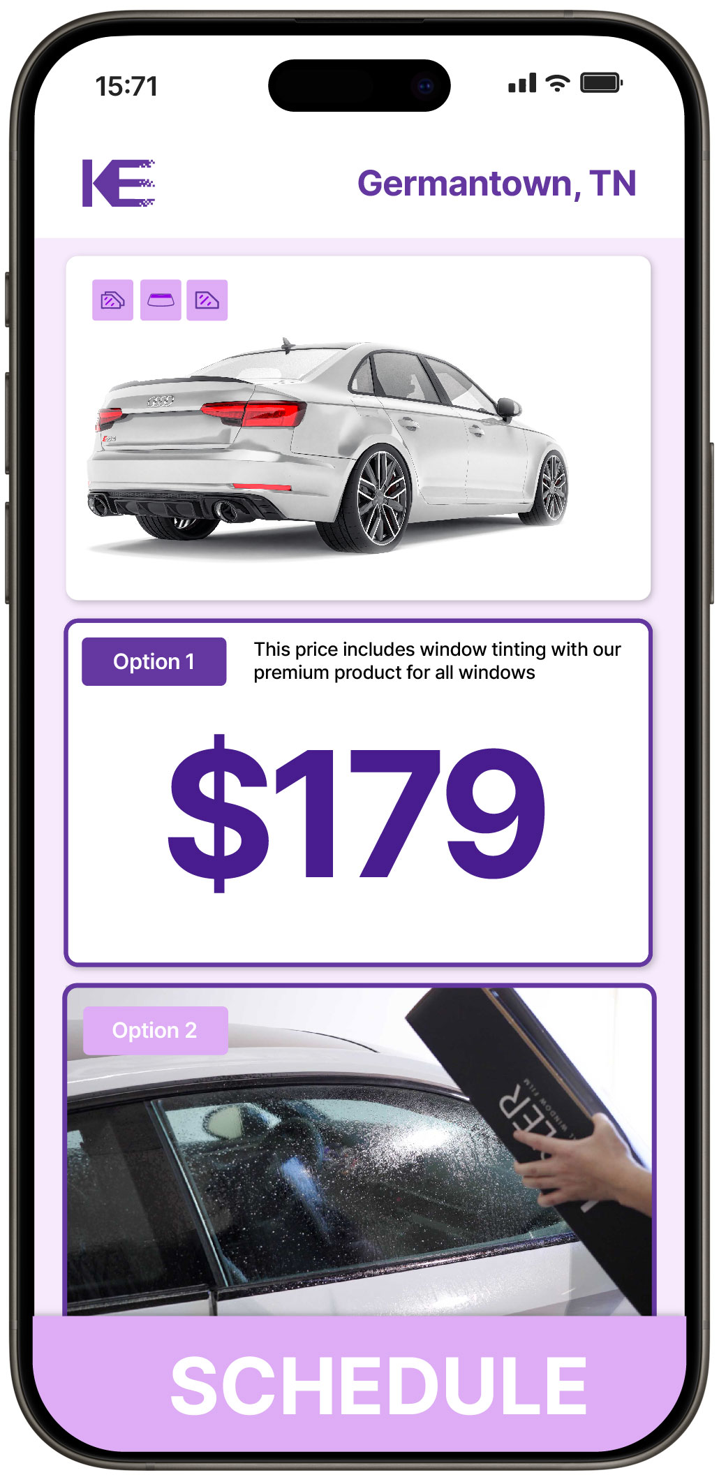 View Competitive Car Window Tinting Costs in Germantown, Tennessee