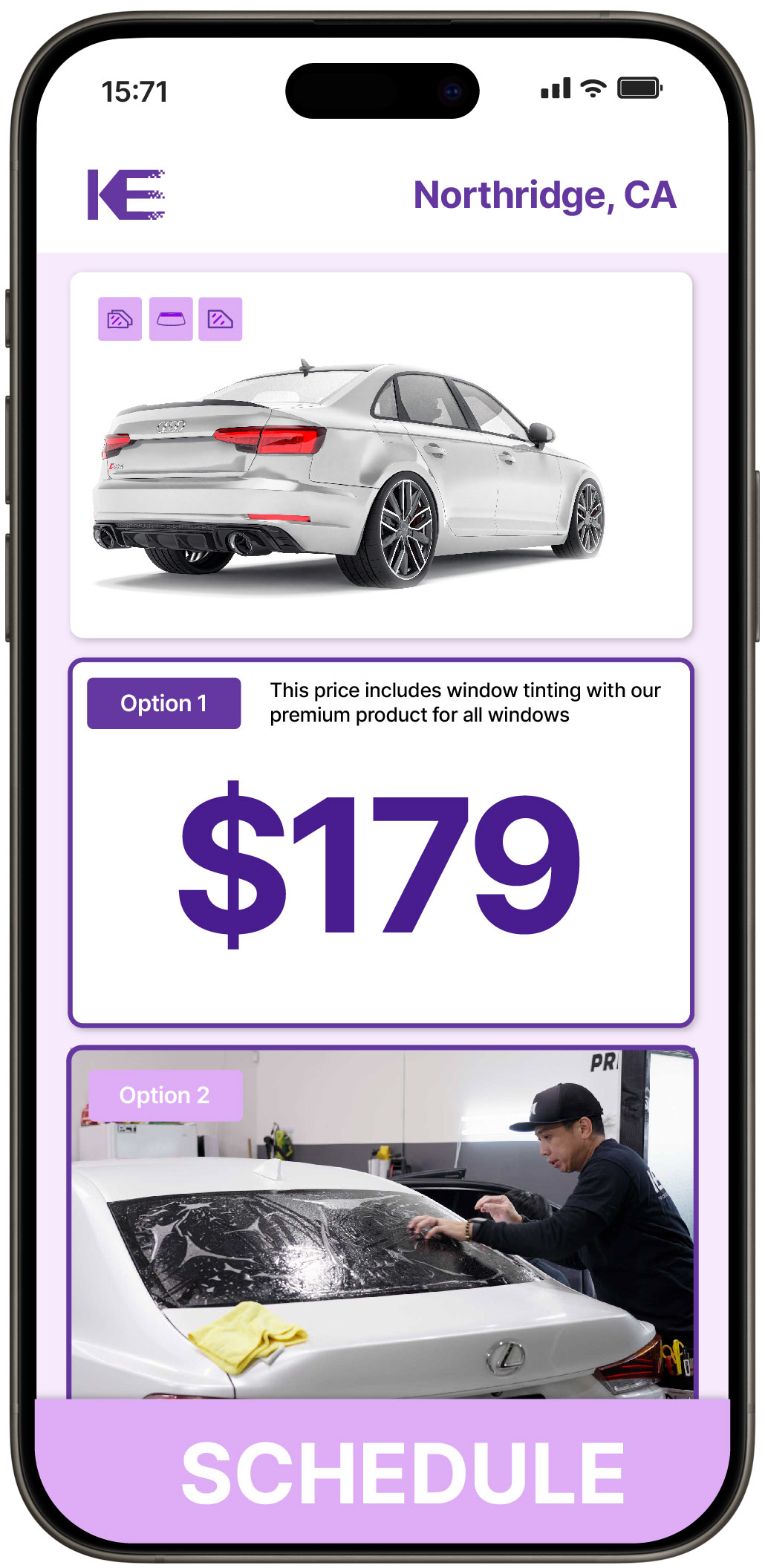 View Reasonable Car Window Tinting Rates in Northridge, California