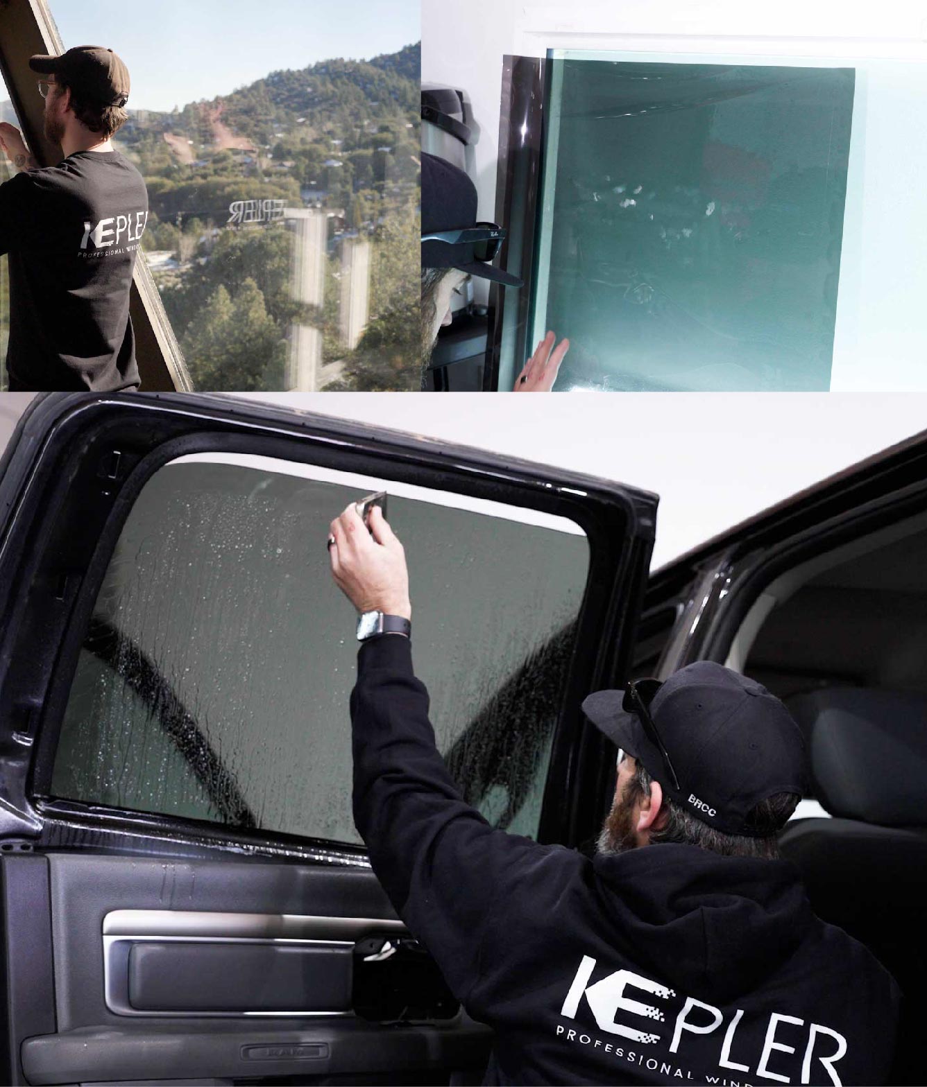 Kepler Window Tinting Specialists at Work in Kerrville, Texas