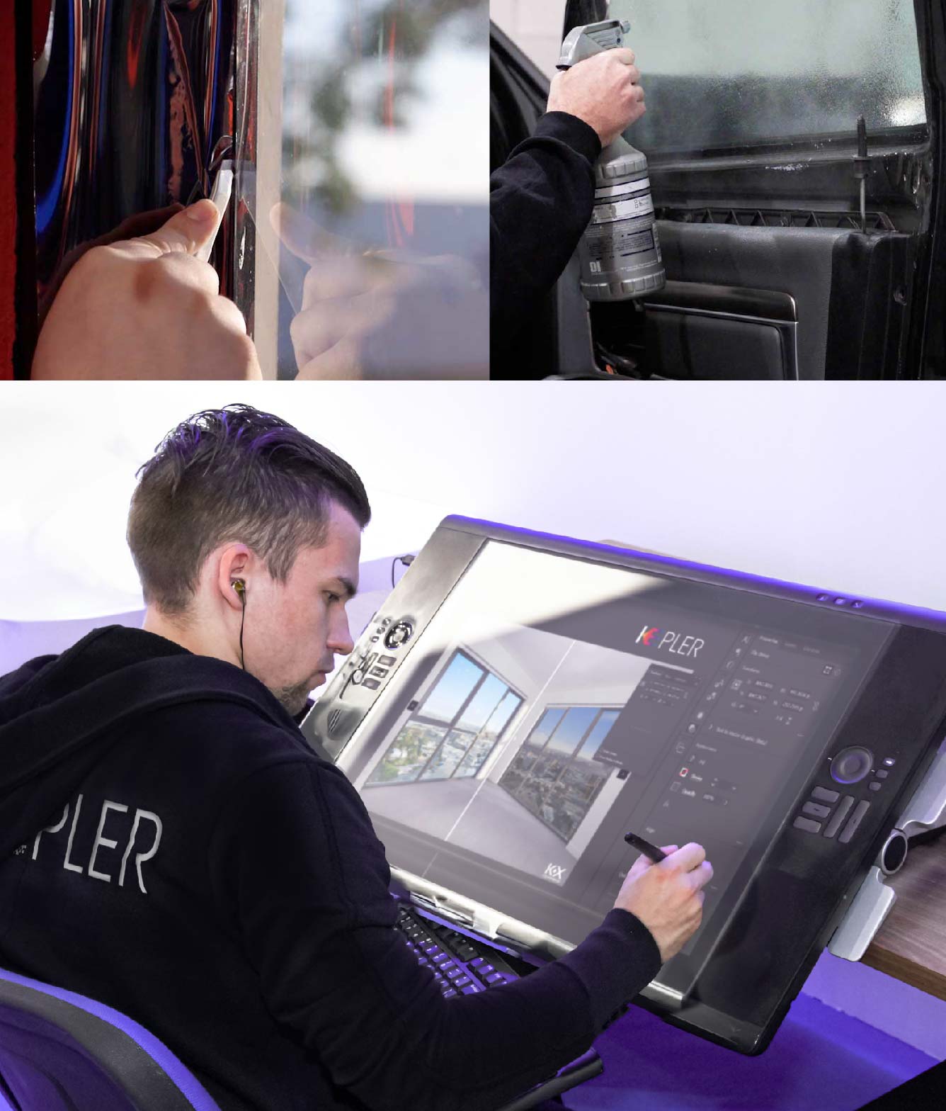 Kepler Specialist Performing Commercial Window Tinting in Kennesaw Kennesaw