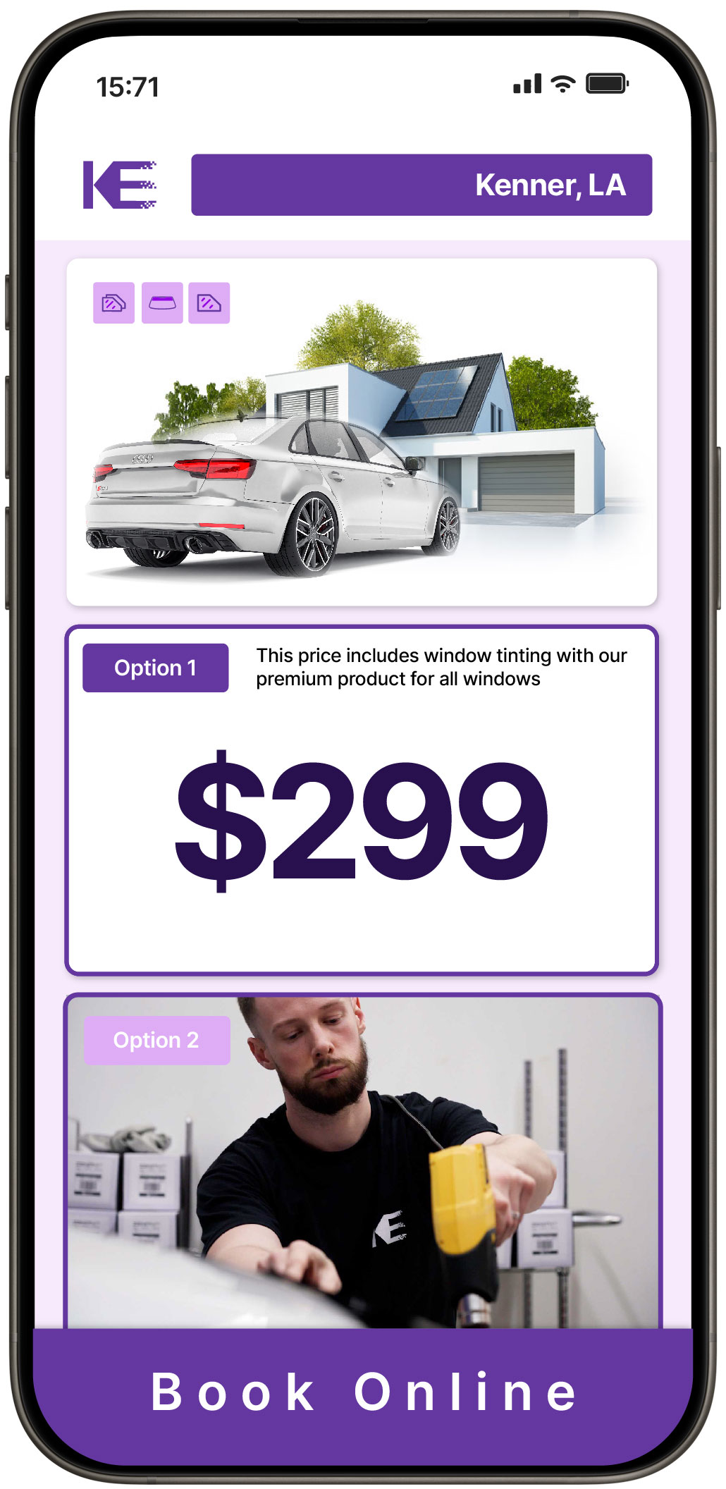 View Competitive Window Tinting Prices in Kenner, Louisiana