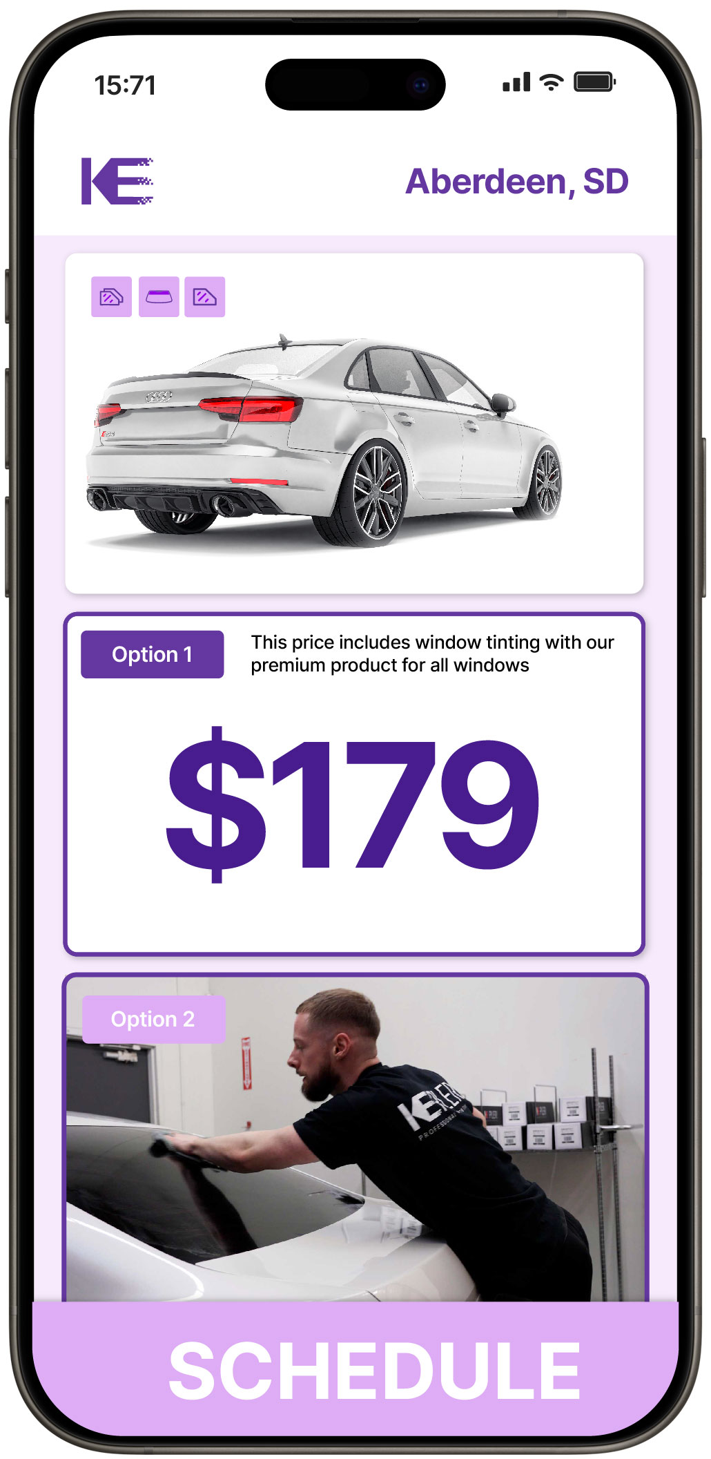 View Competitive Car Window Tinting Prices in Aberdeen, South Dakota