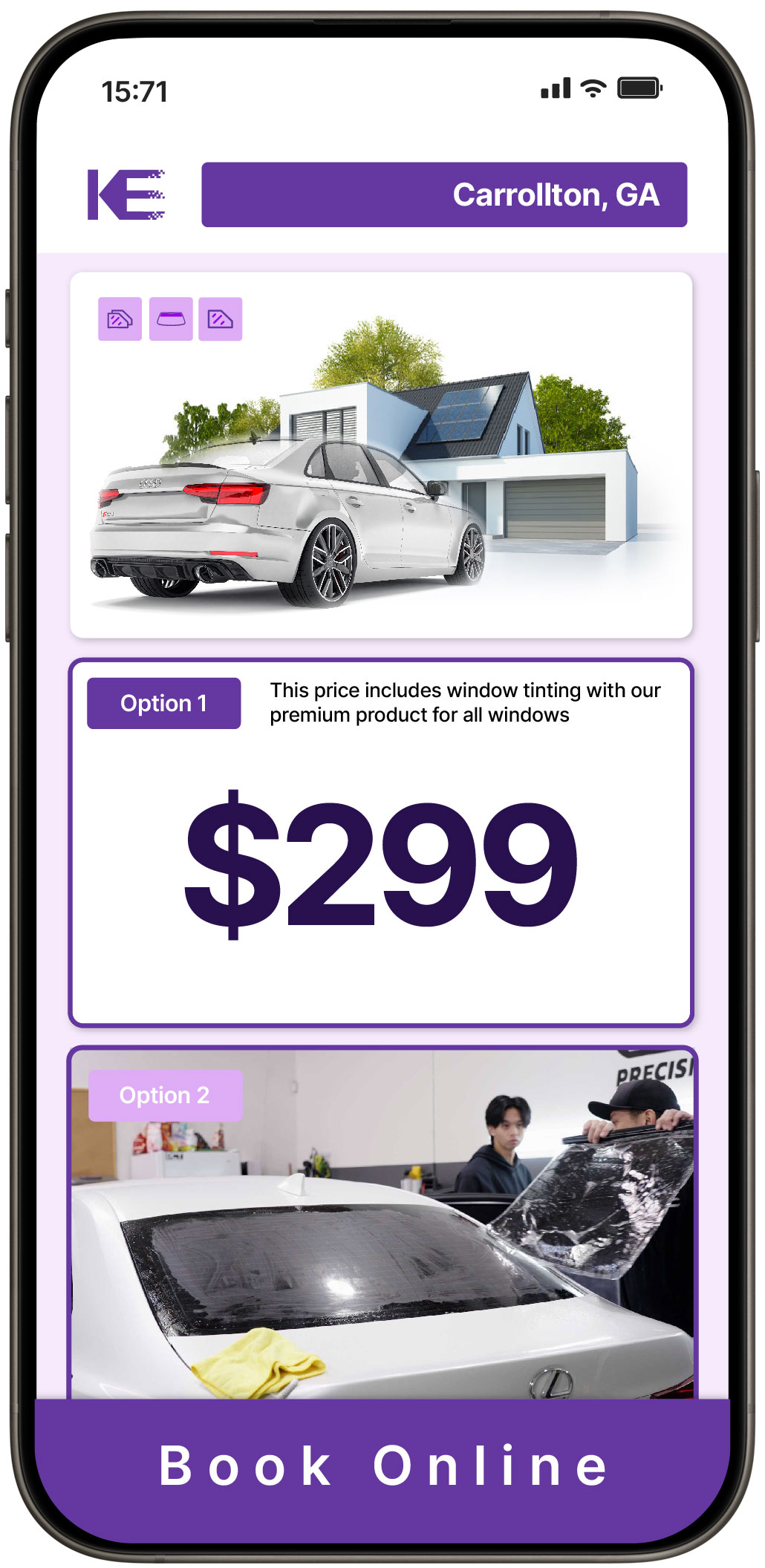 View Reasonable Tesla Window Tinting Rates in Gainesville, Georgia
