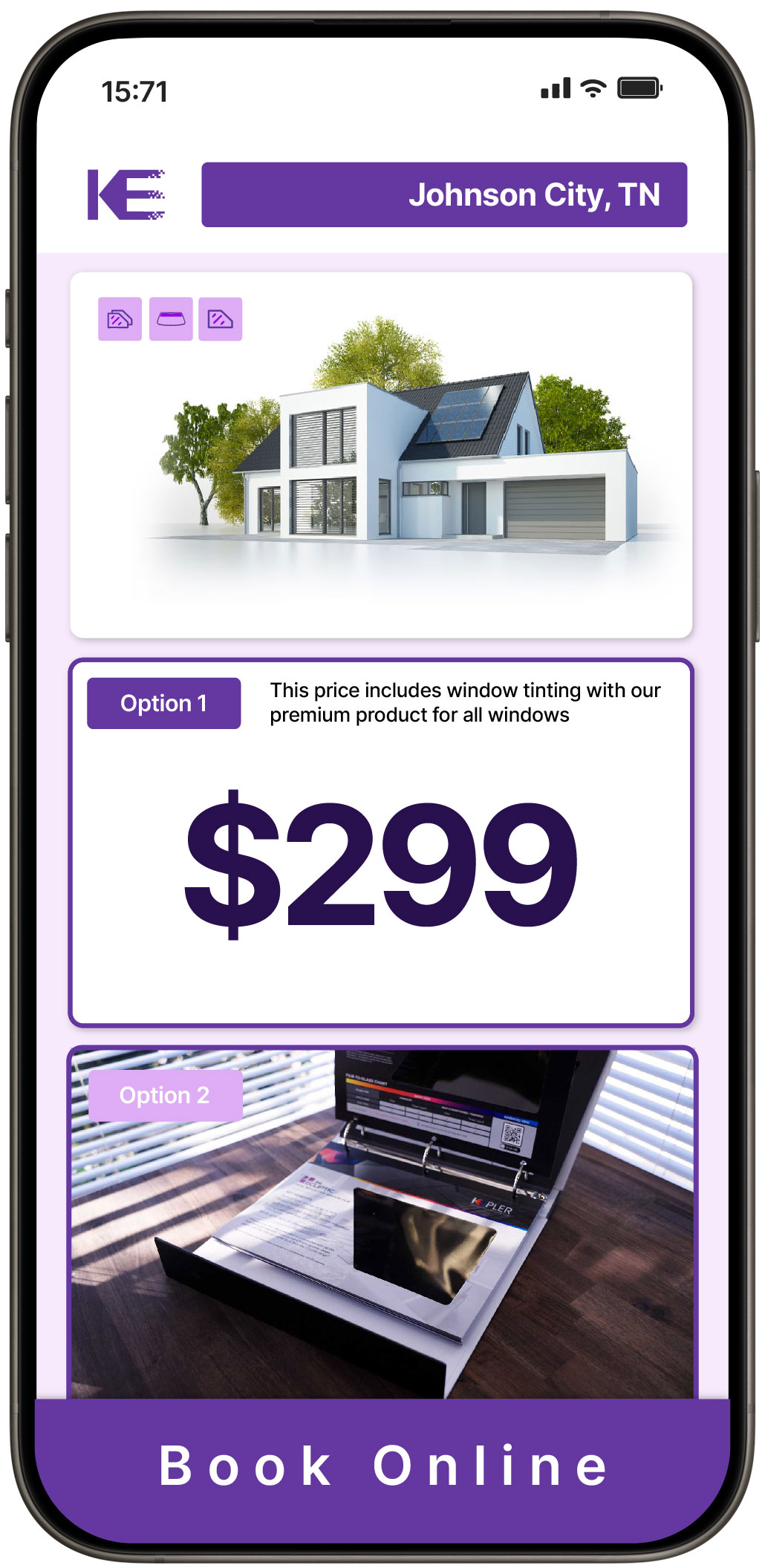 View Competitive Home Window Tinting Prices in Johnson City, Tennessee
