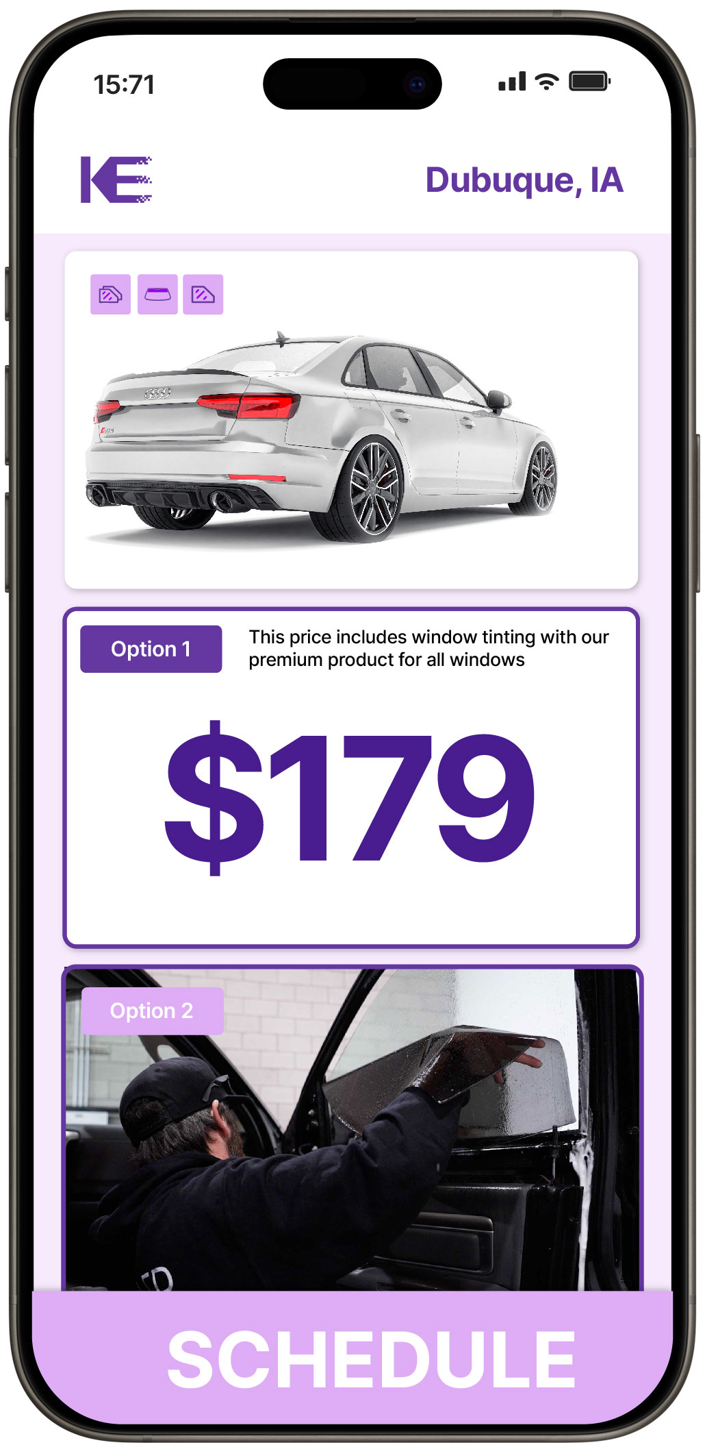 View Affordable Car Window Tinting Costs in Dubuque, Iowa