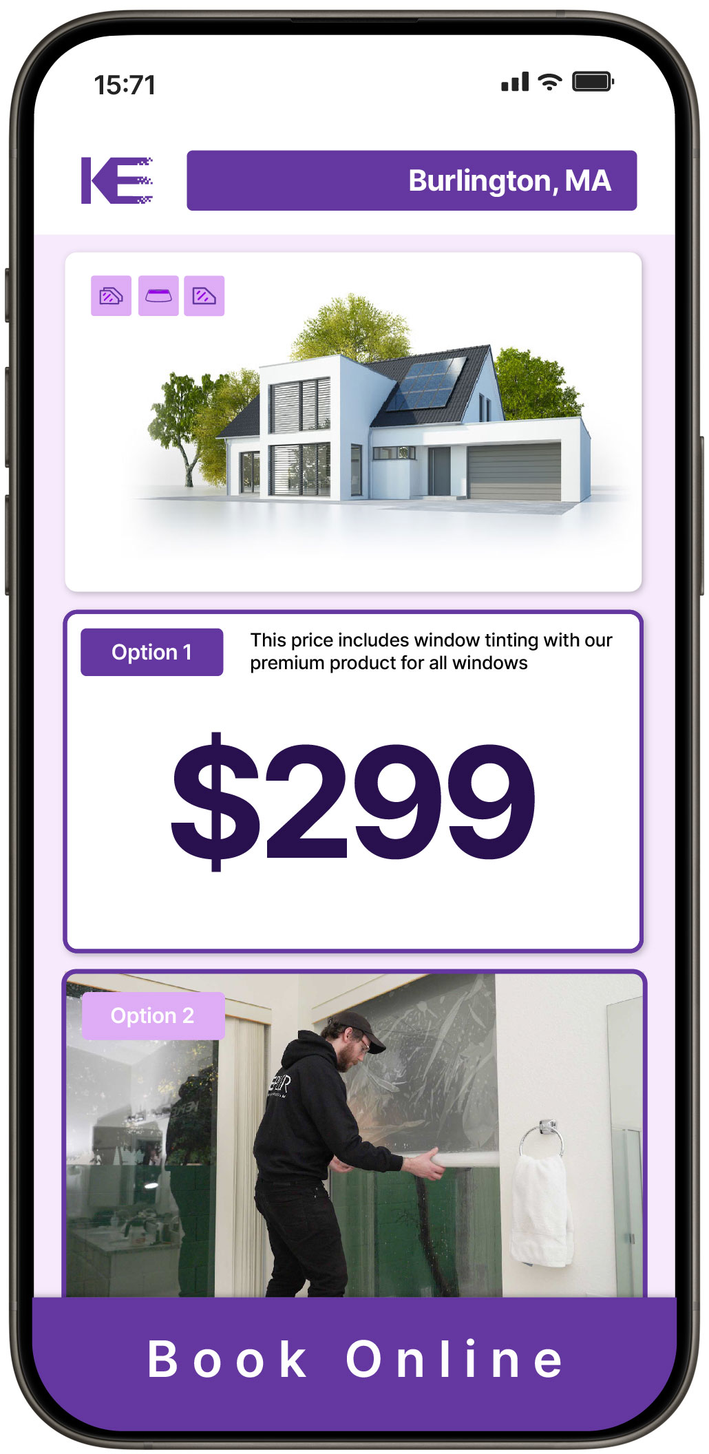 View Affordable Home Window Tinting Prices in Burlington, Massachusetts