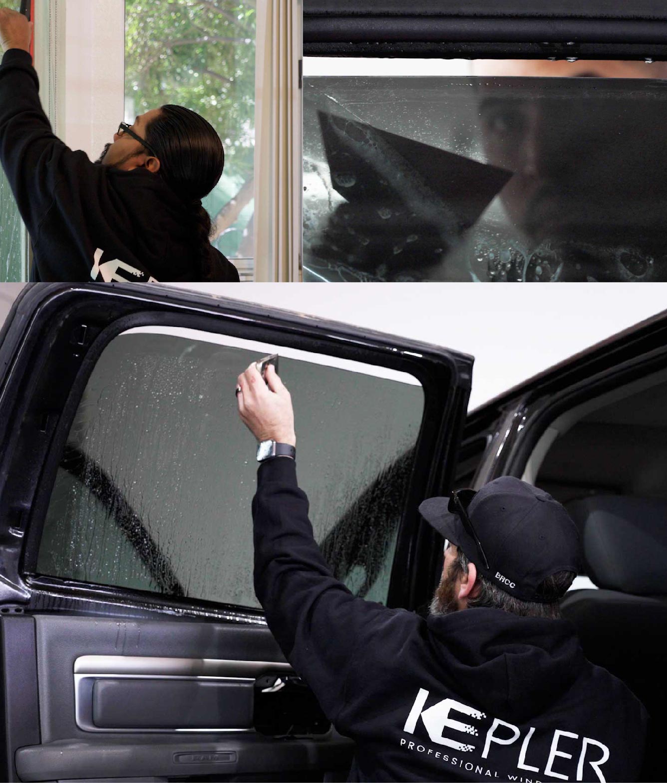 Kepler Window Tinting Specialists at Work in Denville, New Jersey