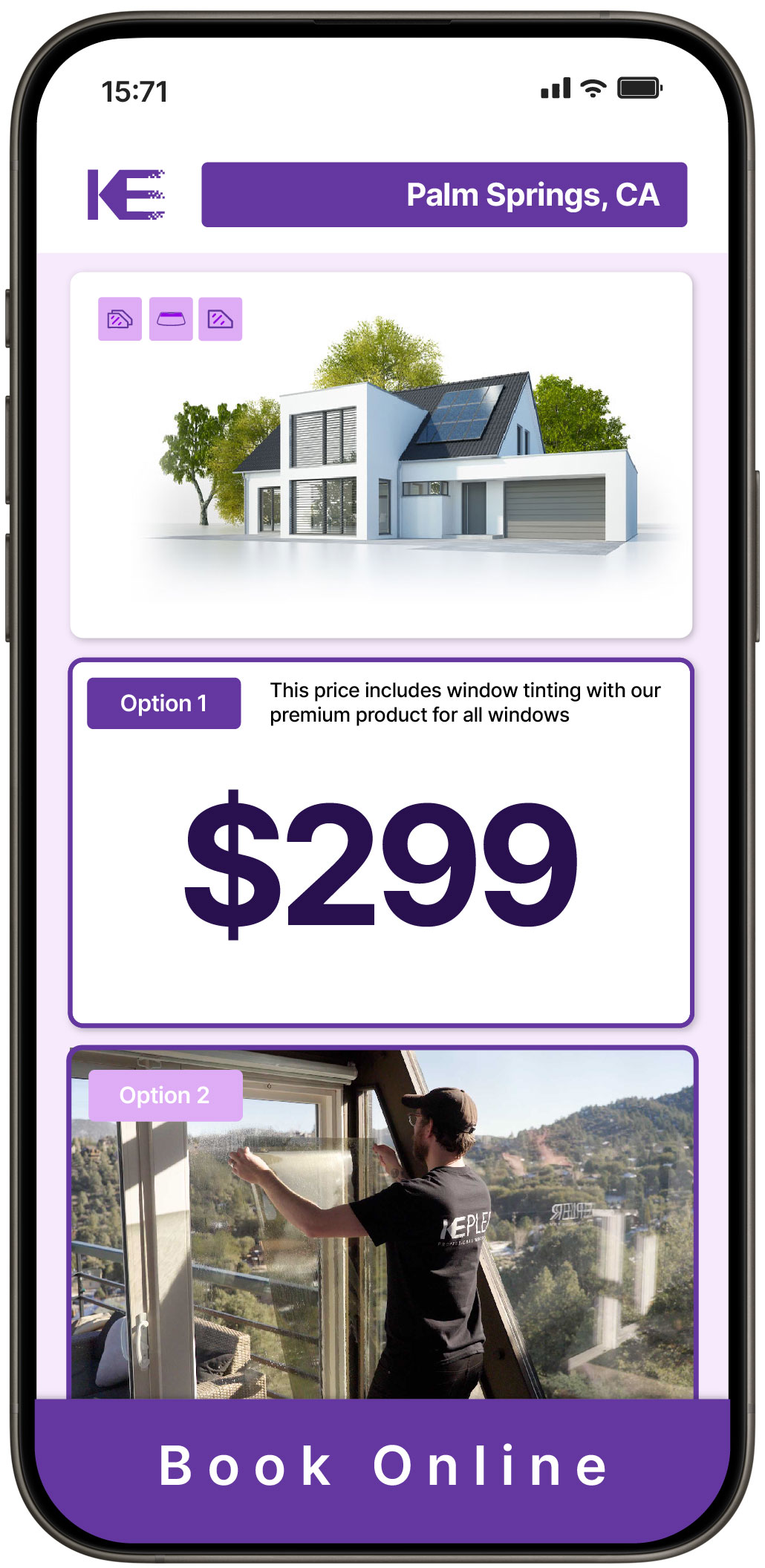 View Affordable Home Window Tinting Prices in Palm Springs, California