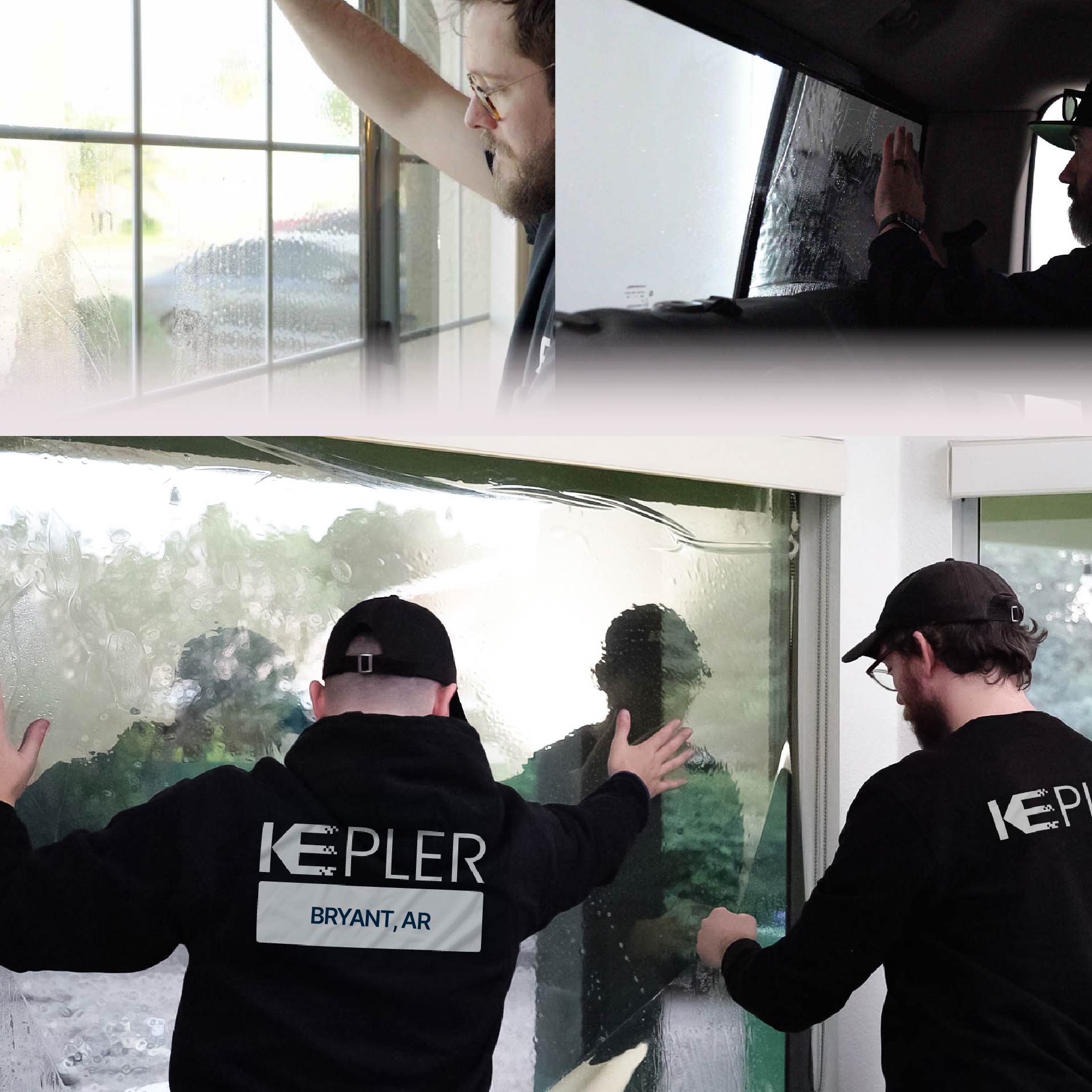 Kepler Specialist Performing Commercial Window Tinting in Bryant Bryant