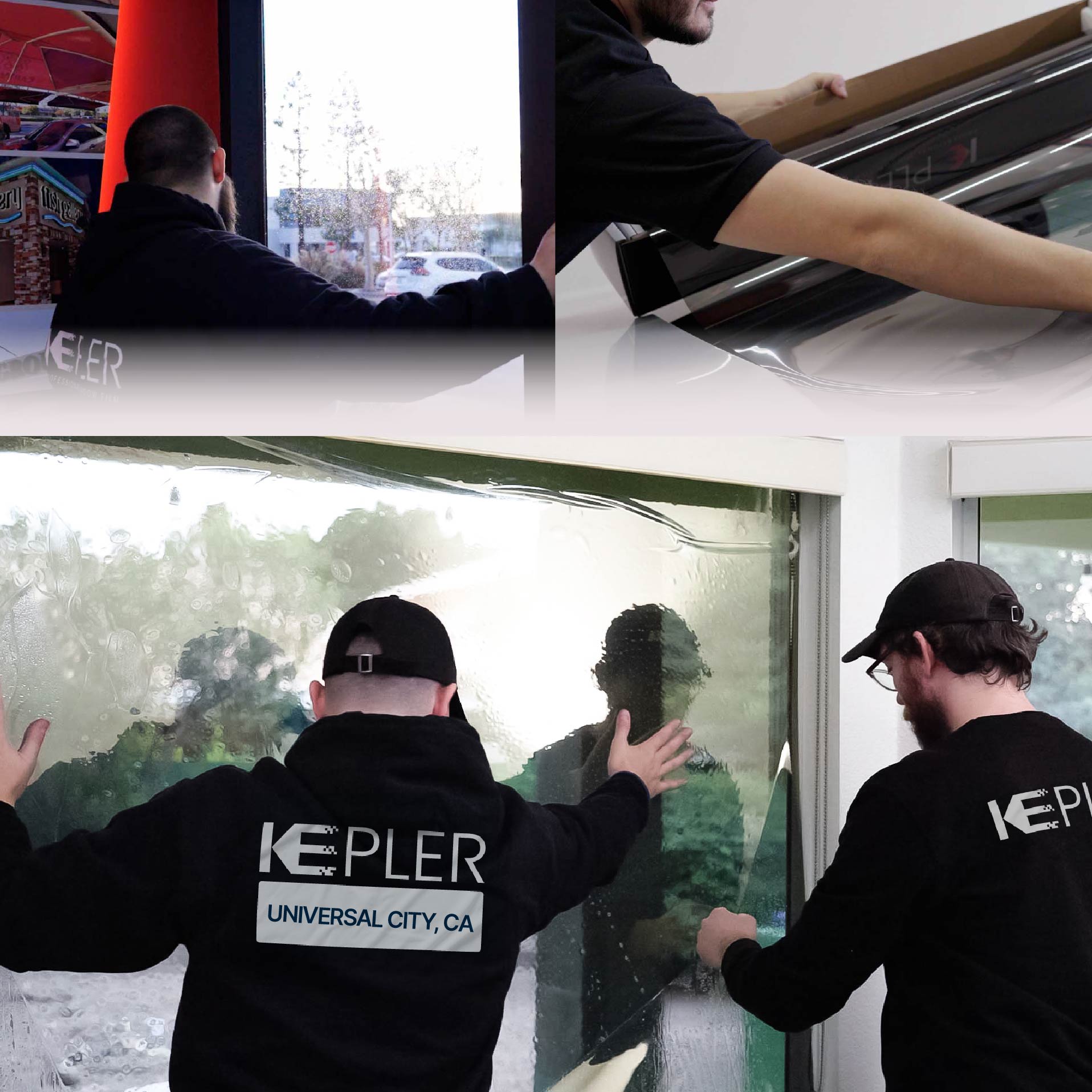 Kepler Specialist Performing Commercial Window Tinting in Universal City Universal City