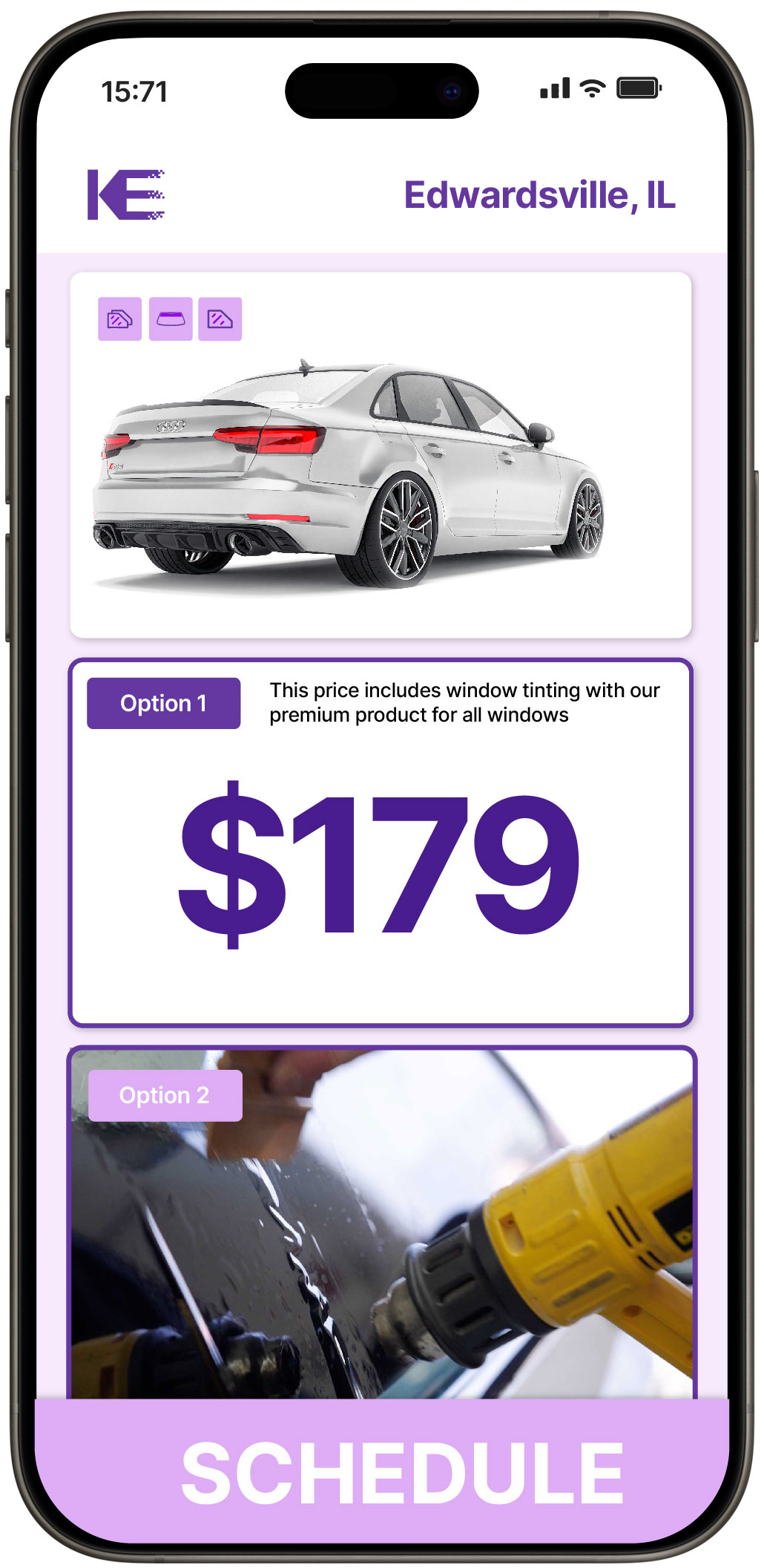View Reasonable Car Window Tinting Costs in Edwardsville, Illinois