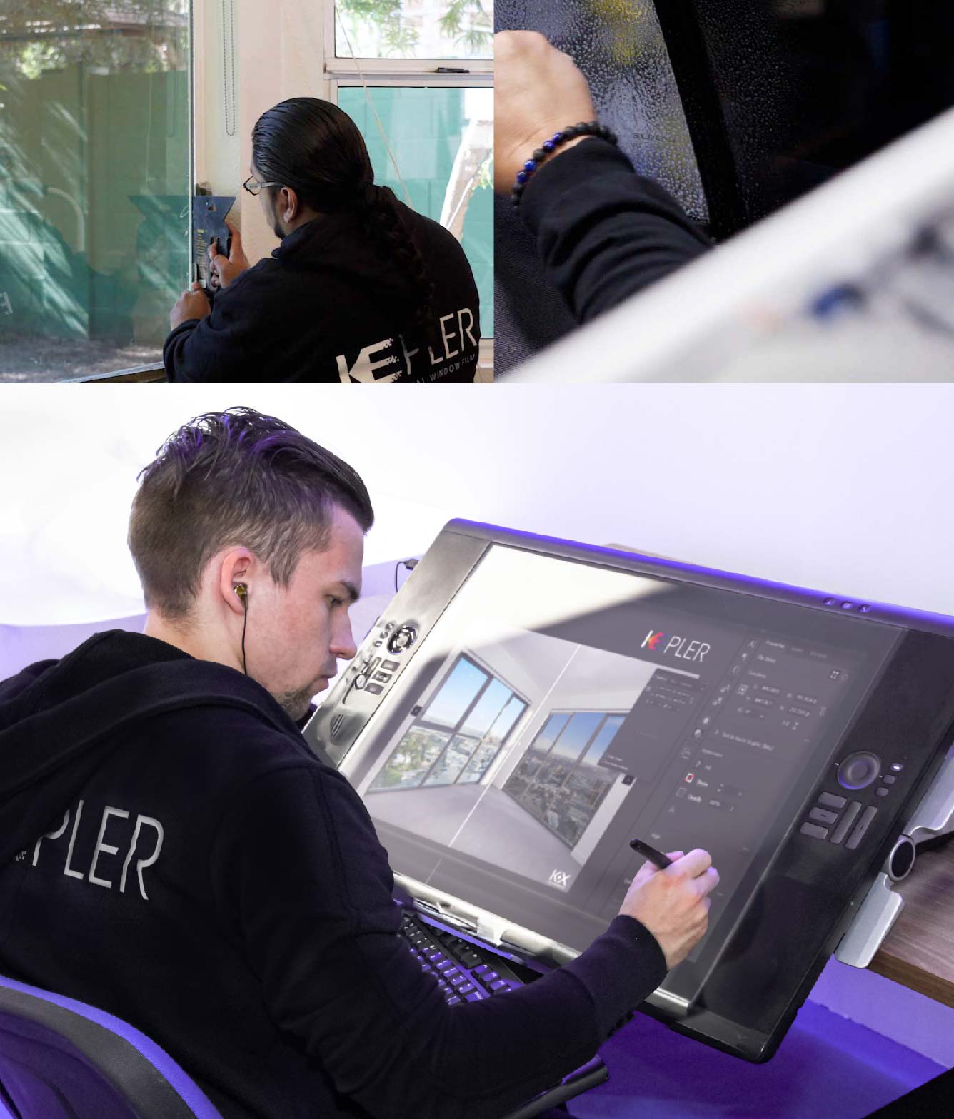 Kepler Specialist Performing Commercial Window Tinting in Richmond Hill Richmond Hill