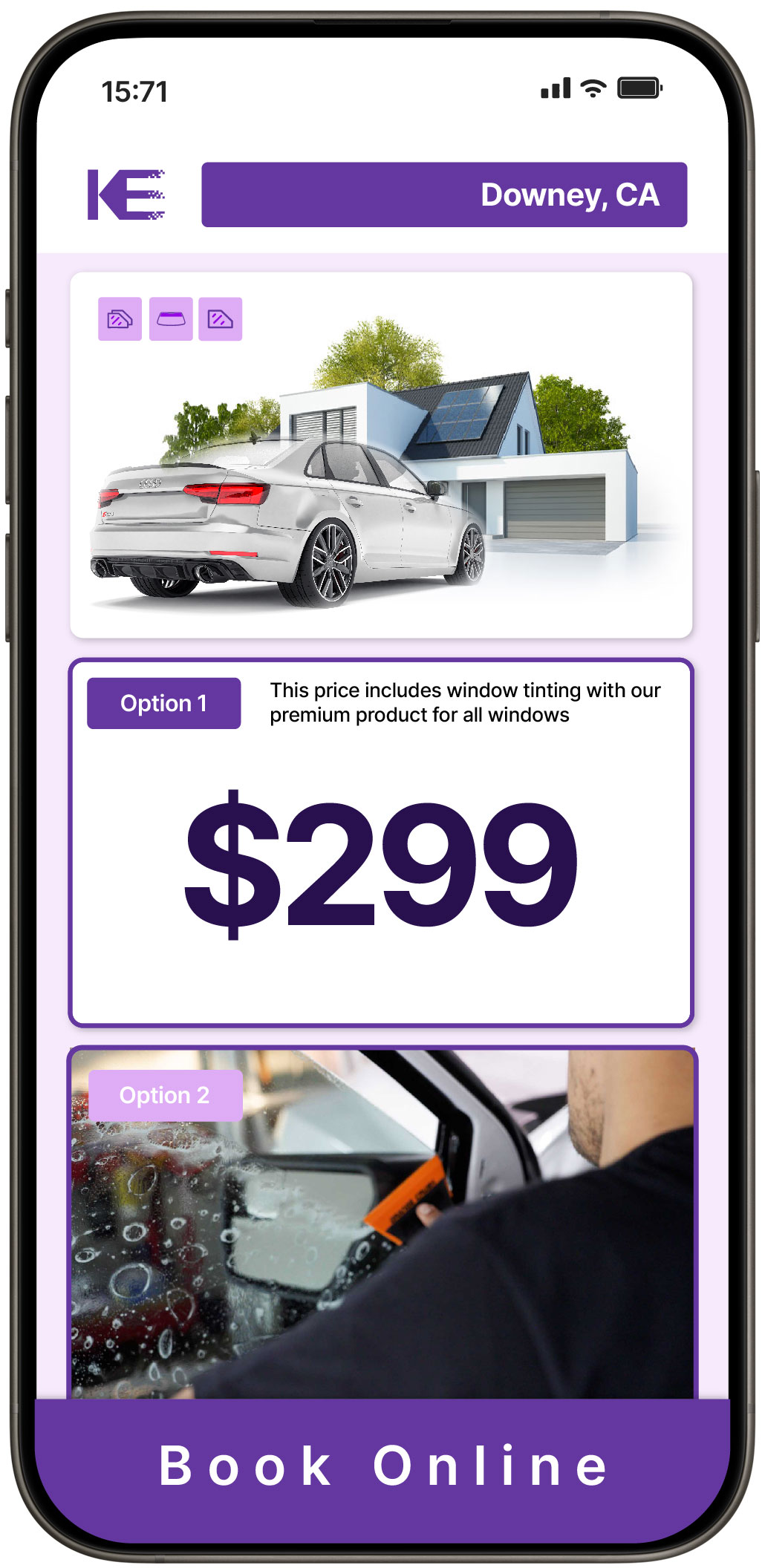 View Competitive Tesla Window Tinting Costs in Santa Monica, California
