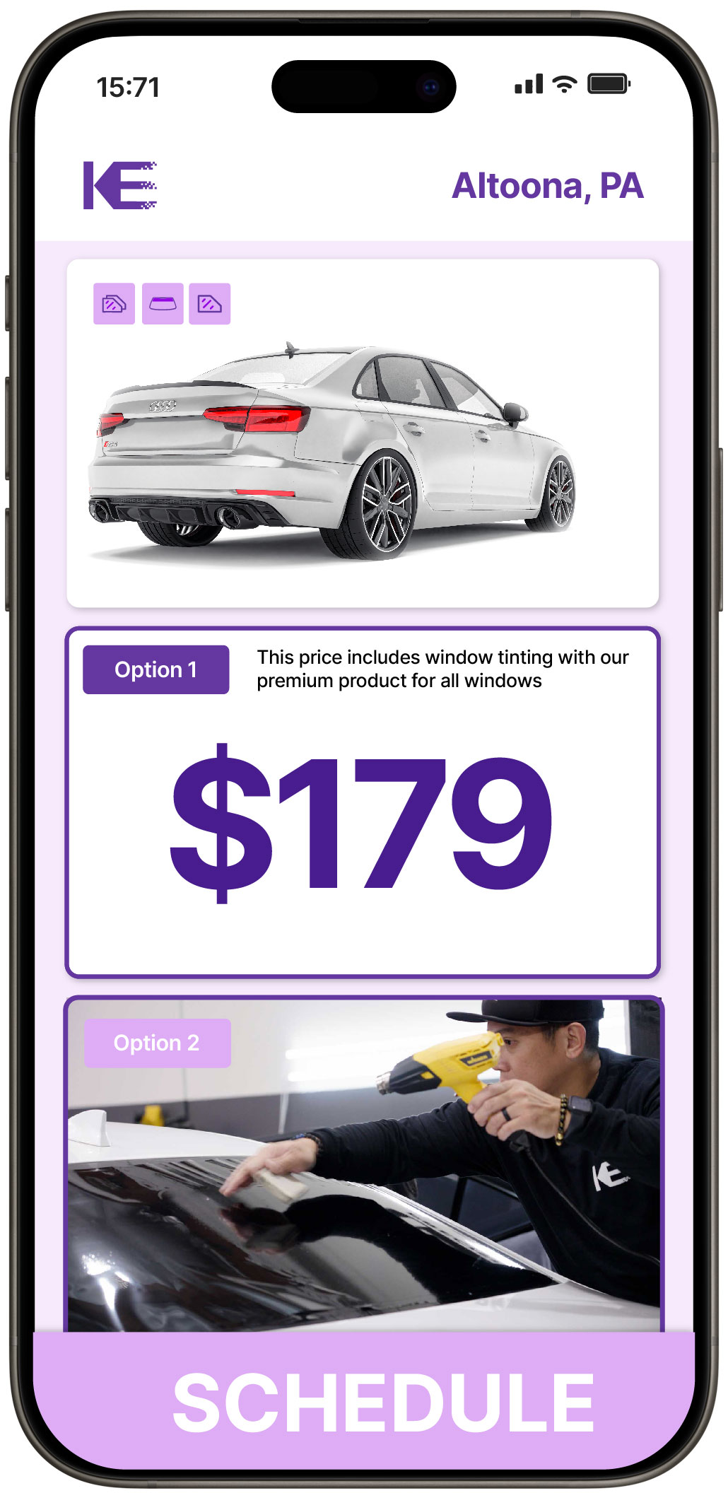 View Affordable Car Window Tinting Costs in Altoona, Pennsylvania