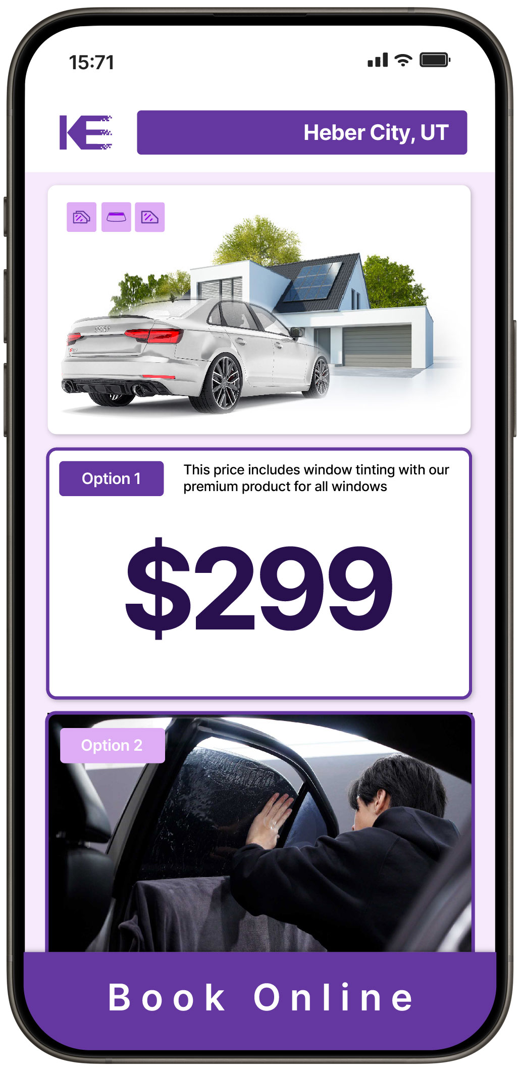 View Reasonable Tesla Window Tinting Costs in Salt Lake City, Utah