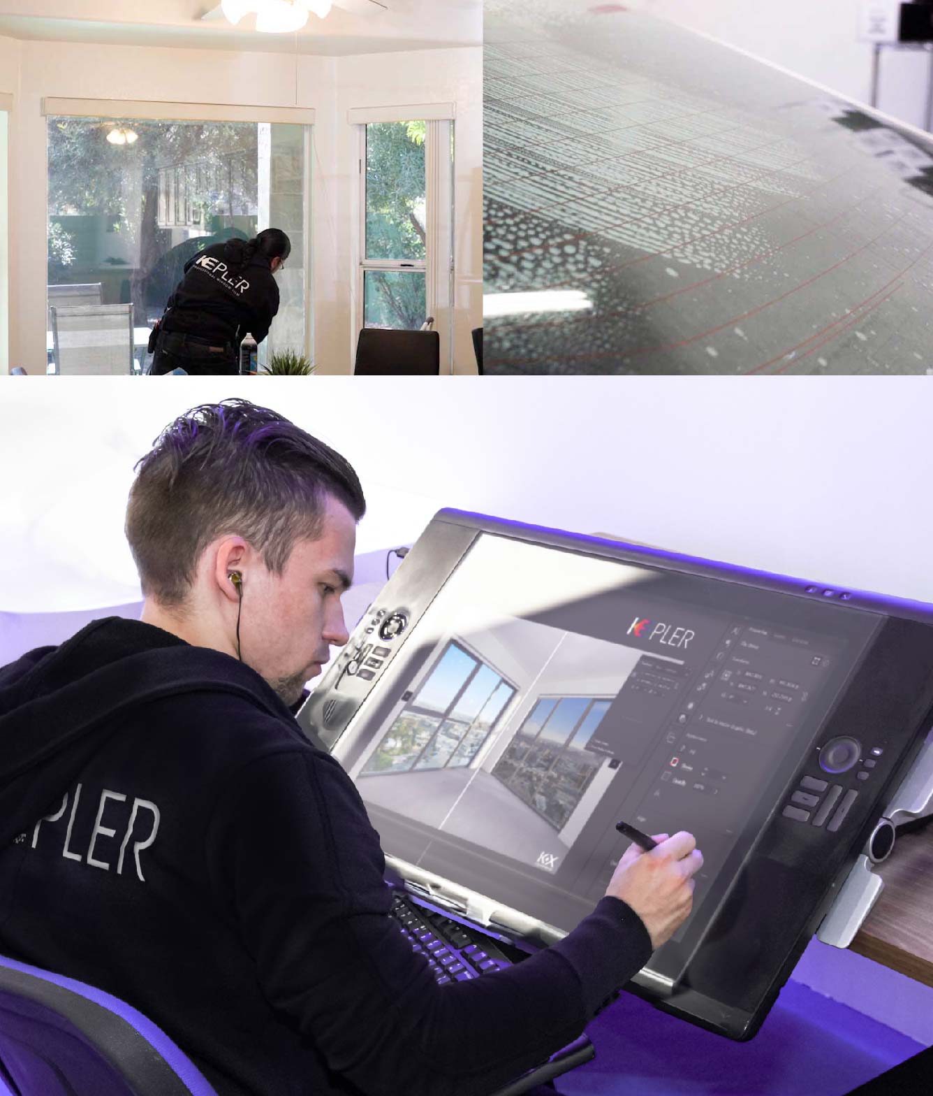 Kepler Specialist Performing Commercial Window Tinting in Bangor Bangor