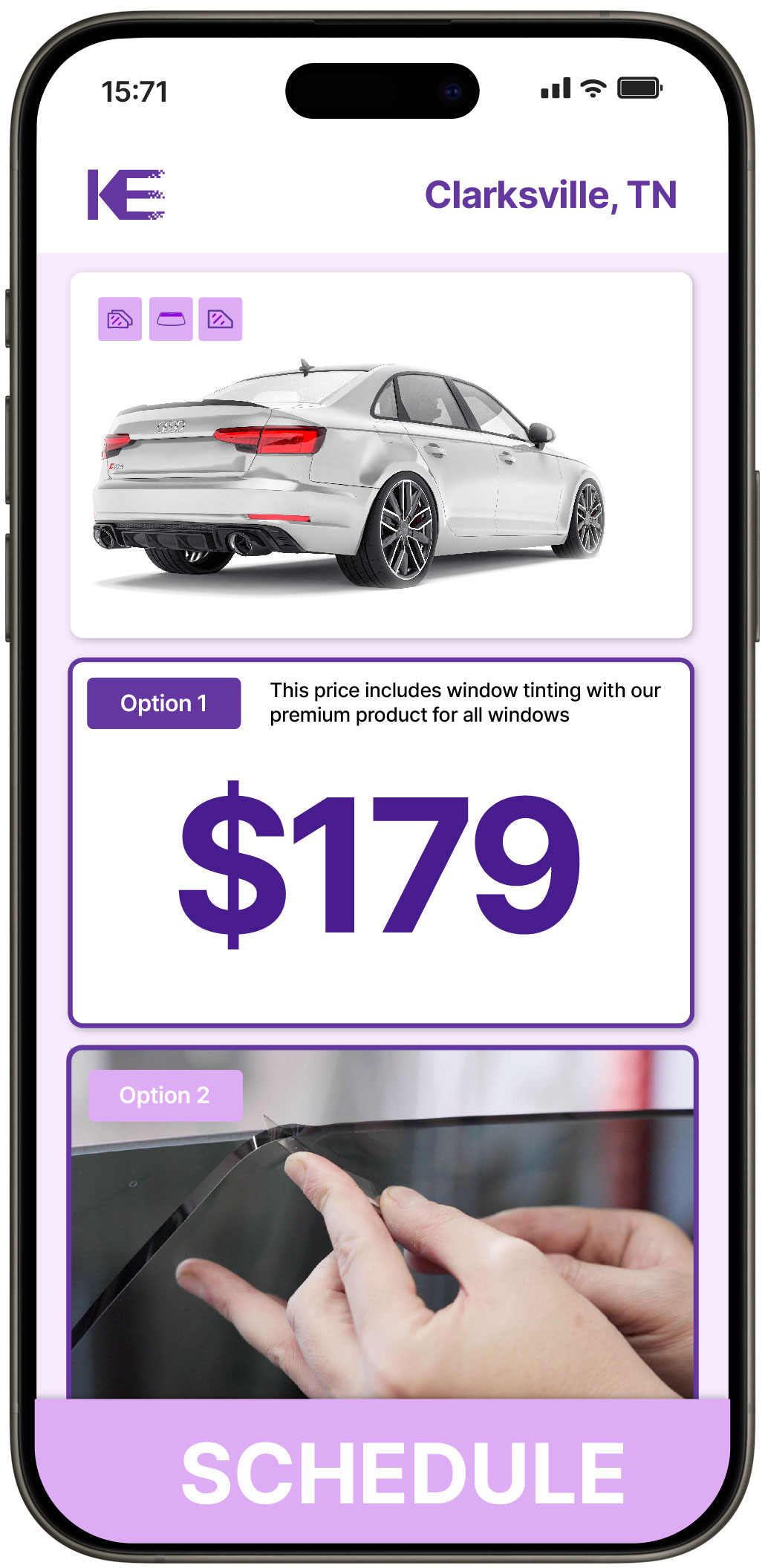 View Affordable Car Window Tinting Costs in Clarksville, Tennessee
