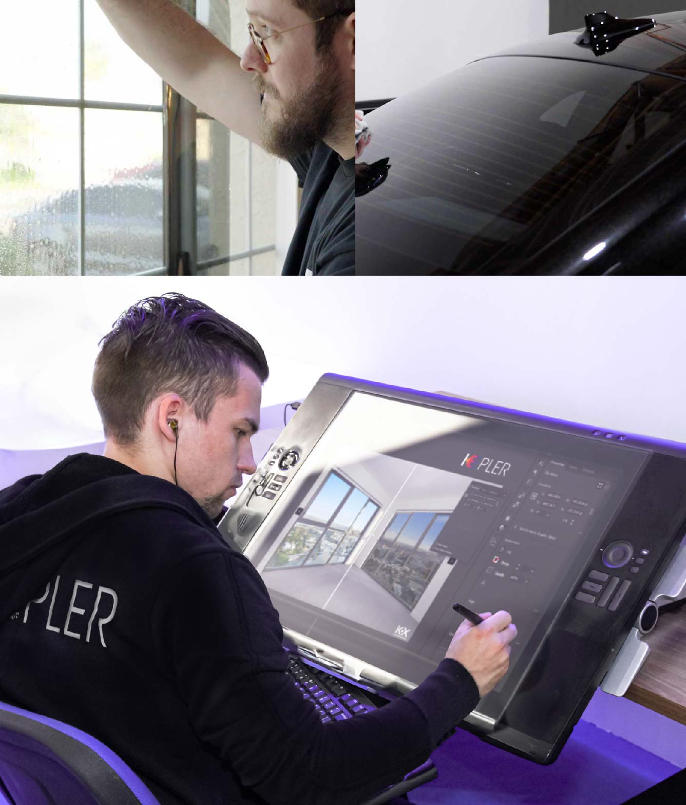 Kepler Specialist Performing Commercial Window Tinting in Kenosha Kenosha