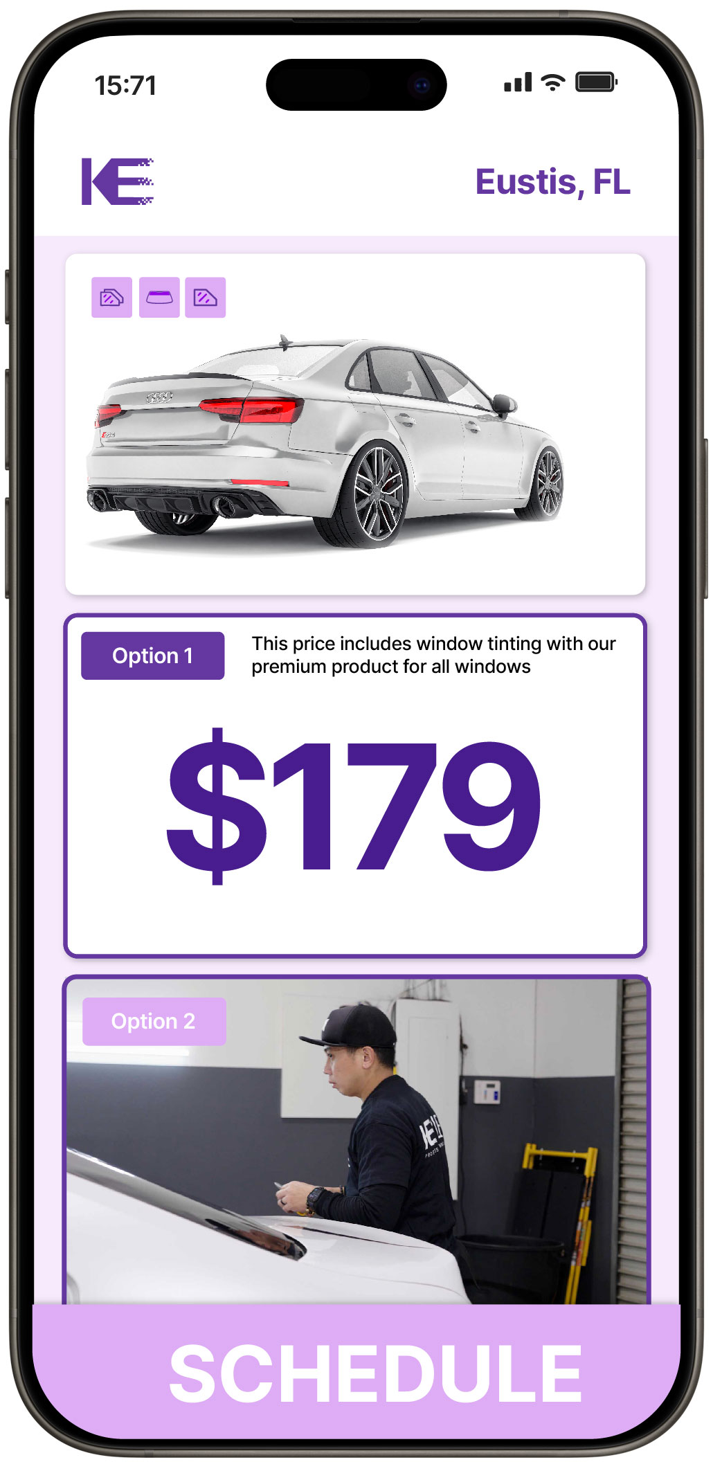 View Affordable Car Window Tinting Prices in Eustis, Florida