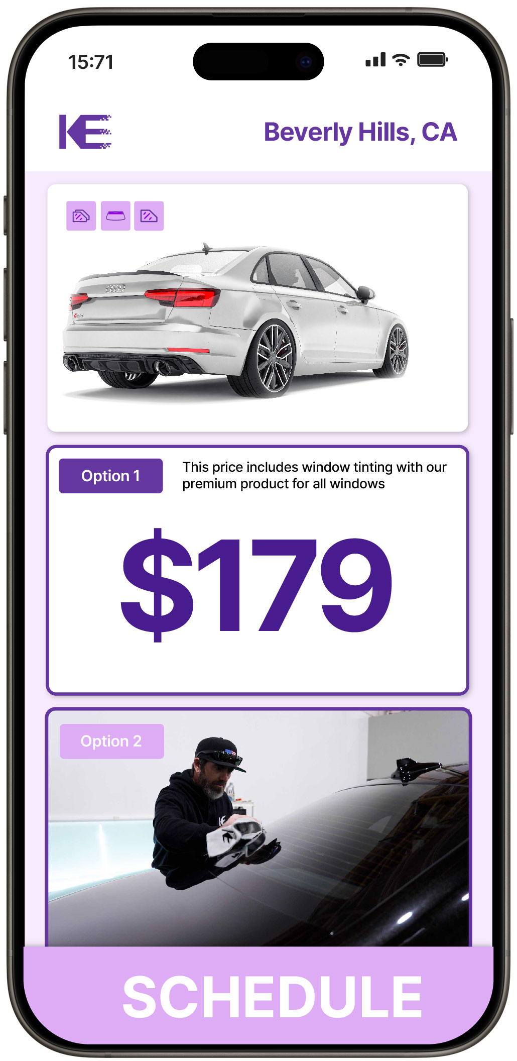 View Affordable Car Window Tinting Prices in Beverly Hills, California