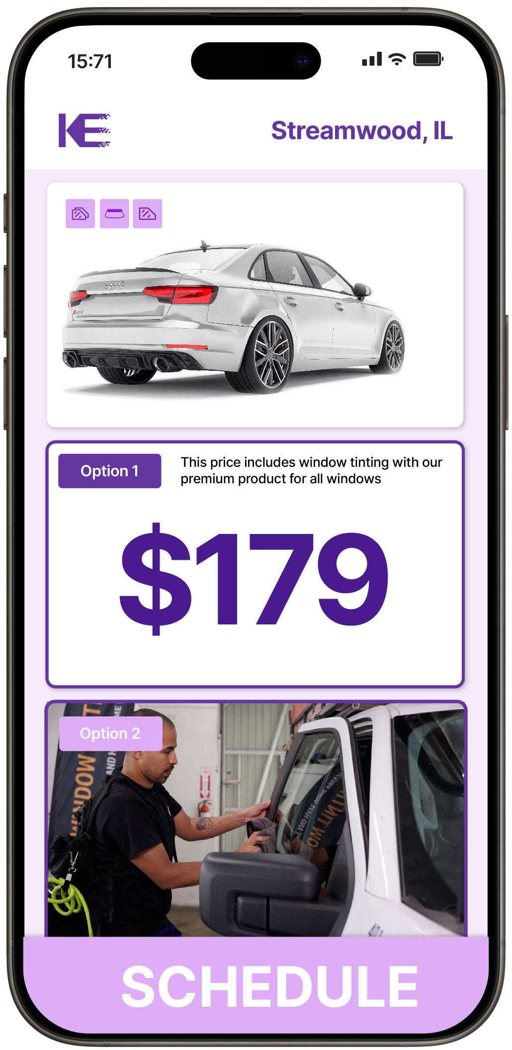 View Reasonable Car Window Tinting Costs in Streamwood, Illinois
