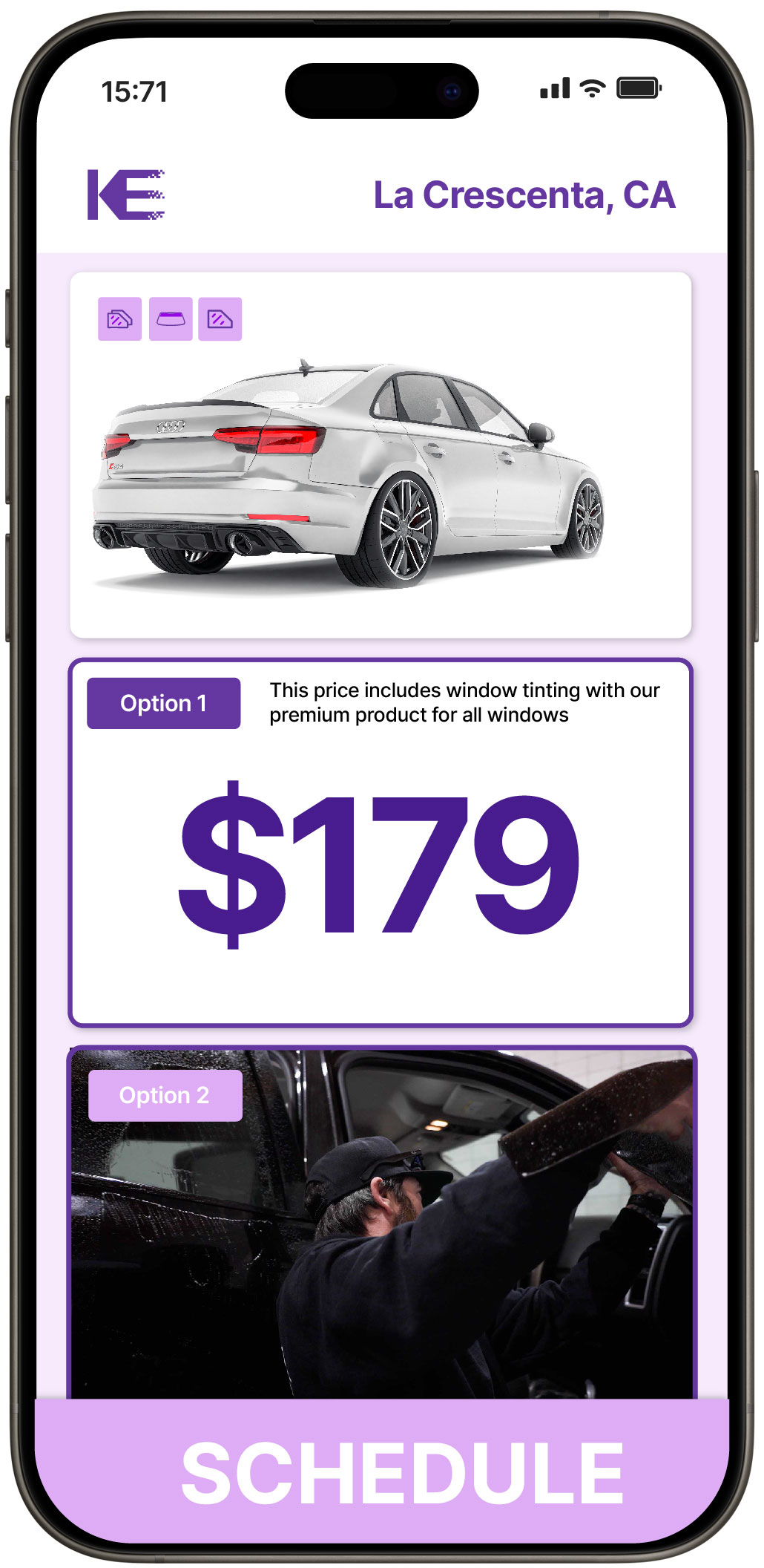 View Competitive Car Window Tinting Costs in La Crescenta, California
