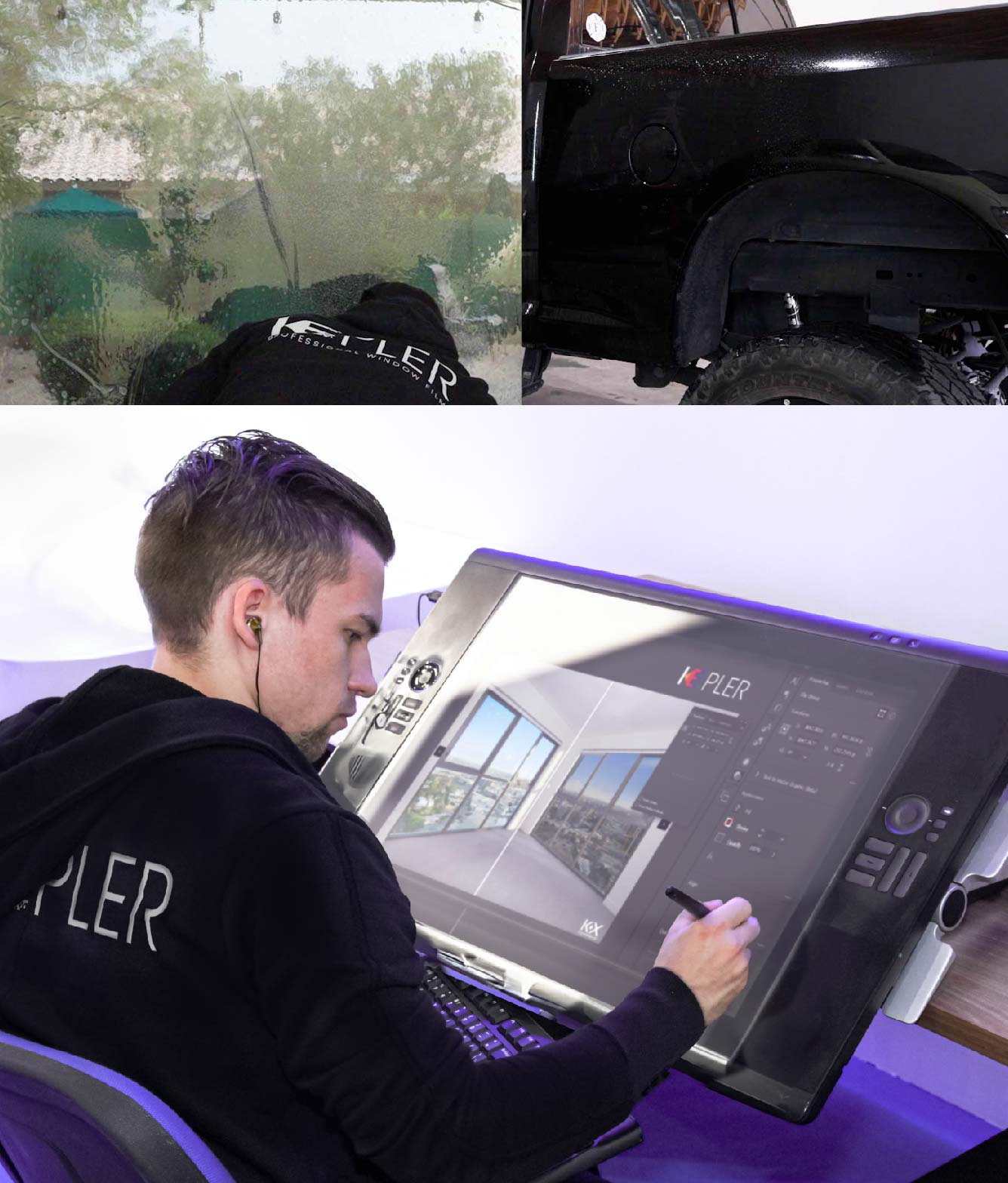 Kepler Specialist Performing Commercial Window Tinting in Sparta Sparta