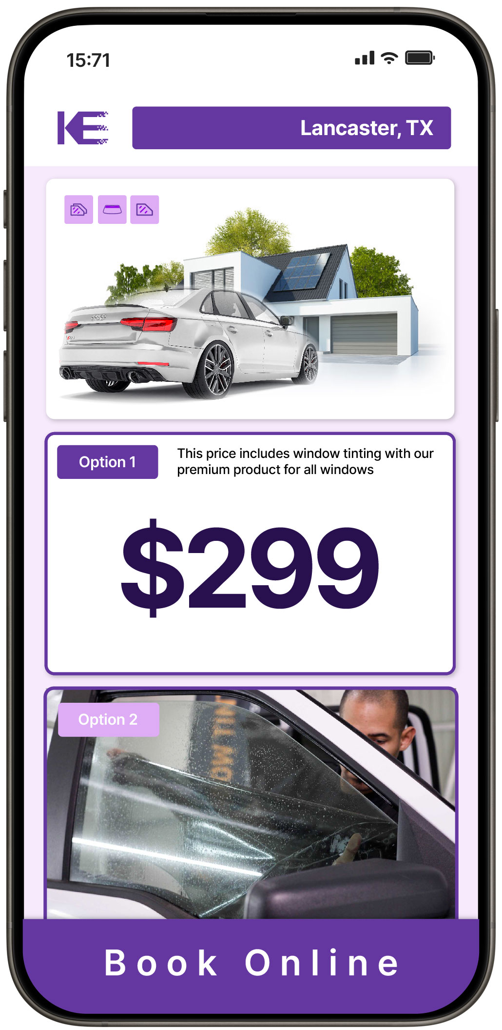 View Competitive Tesla Window Tinting Prices in Pearland, Texas