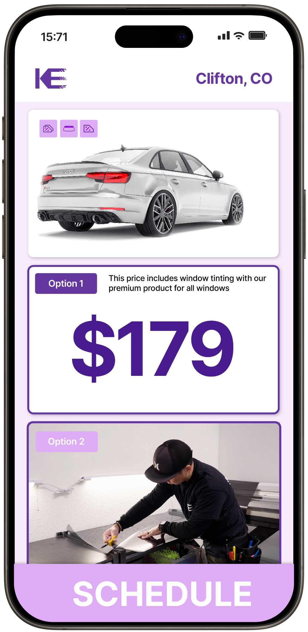 View Reasonable Car Window Tinting Rates in Clifton, Colorado
