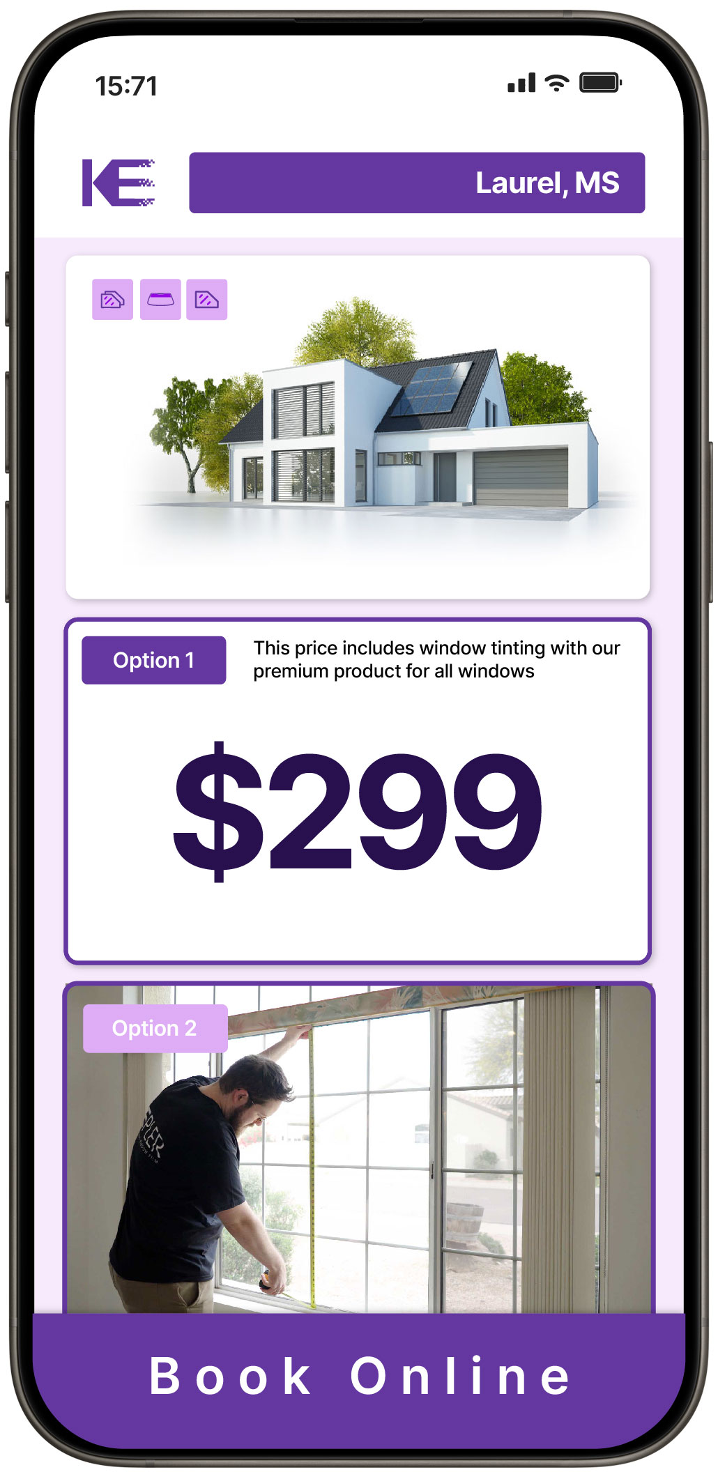 View Competitive Home Window Tinting Rates in Laurel, Mississippi