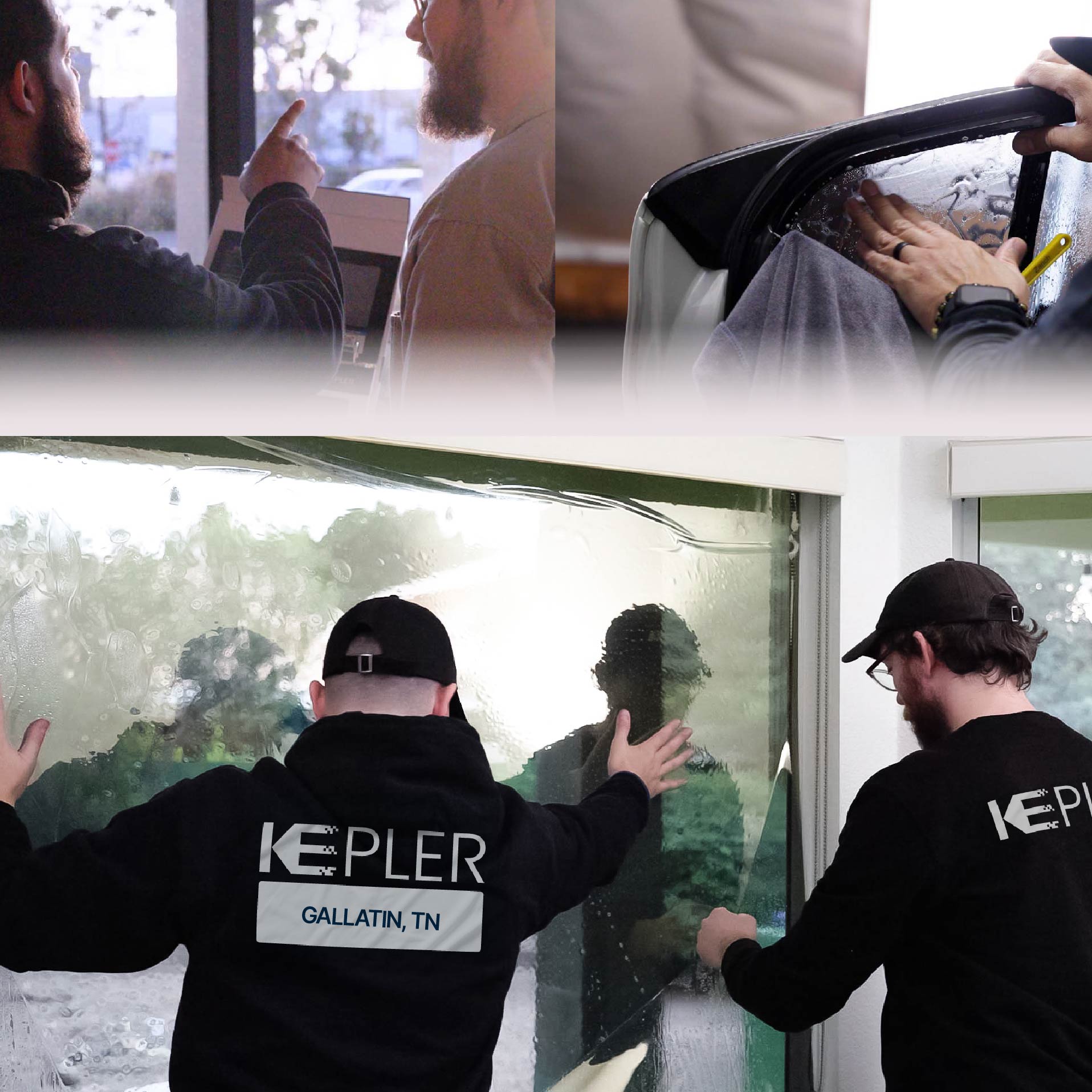 Kepler Specialist Performing Commercial Window Tinting in Gallatin Gallatin