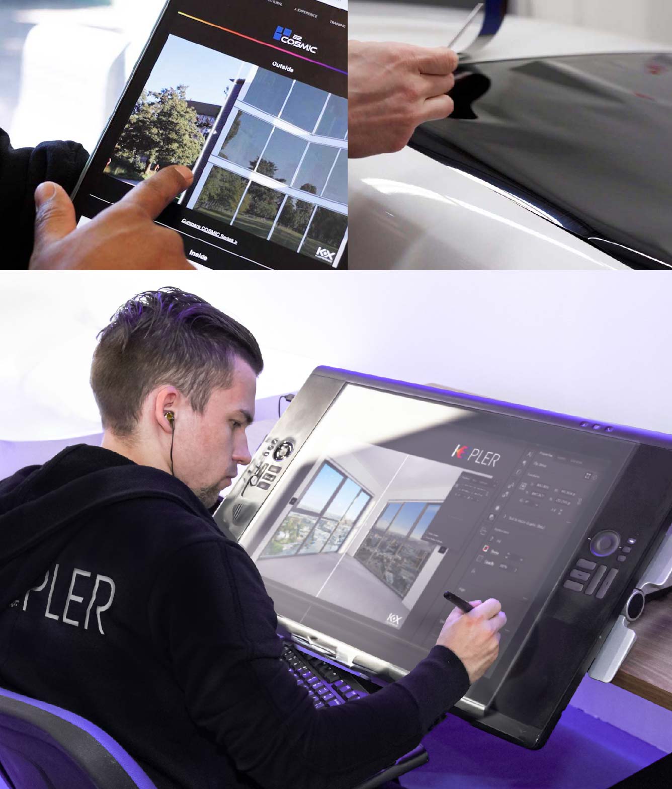 Kepler Specialist Performing Commercial Window Tinting in Vincennes Vincennes