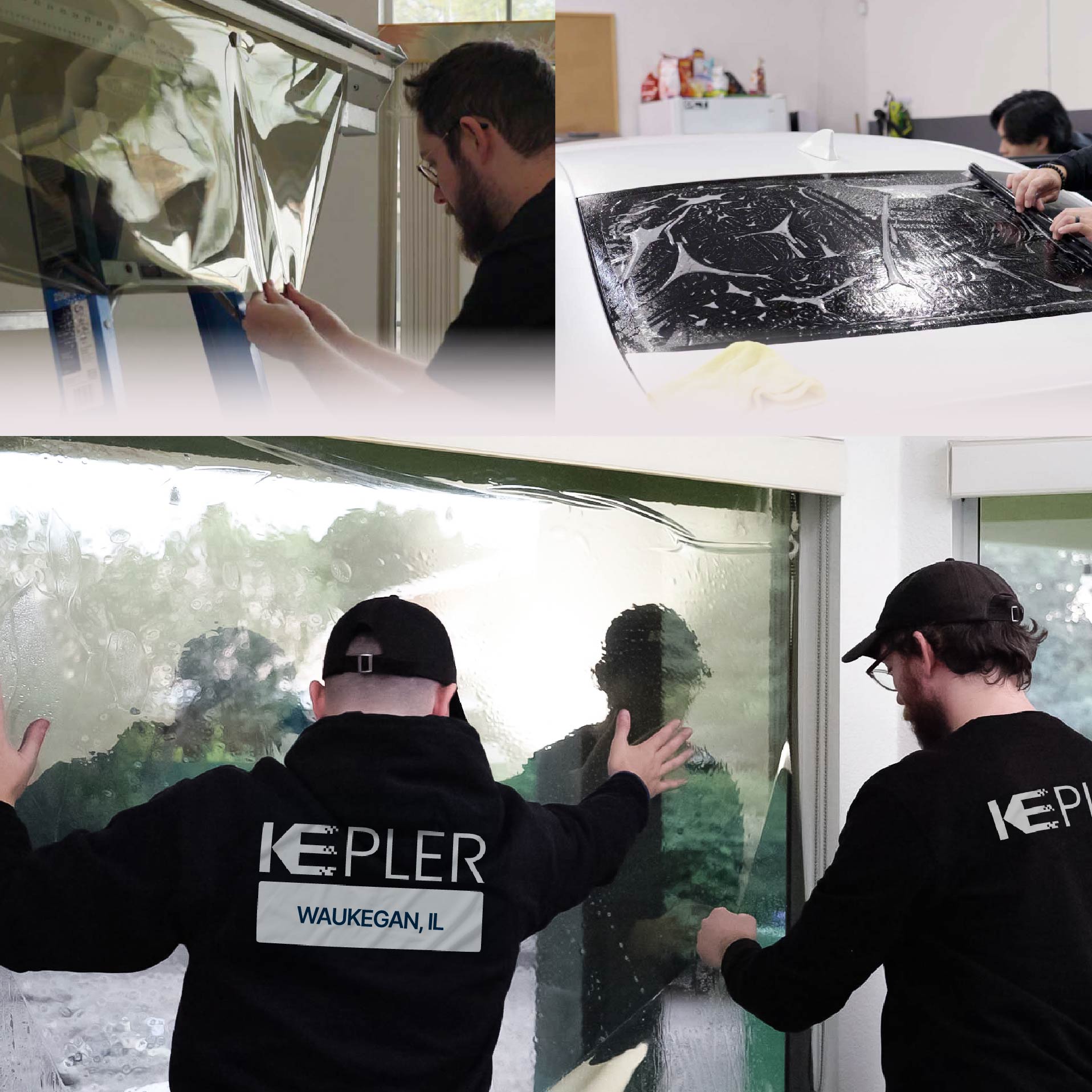 Kepler Specialist Performing Commercial Window Tinting in Waukegan Waukegan
