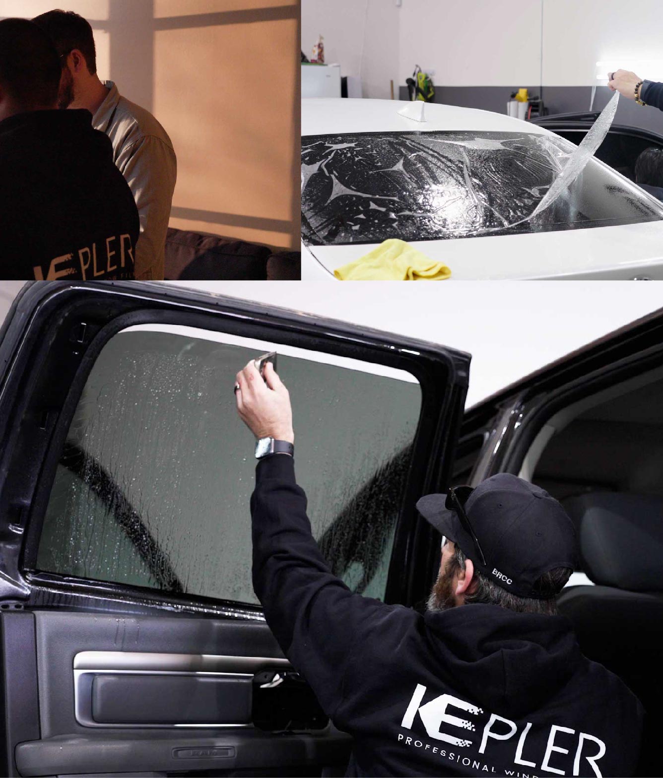 Kepler Window Tinting Specialists at Work in Porterville, California