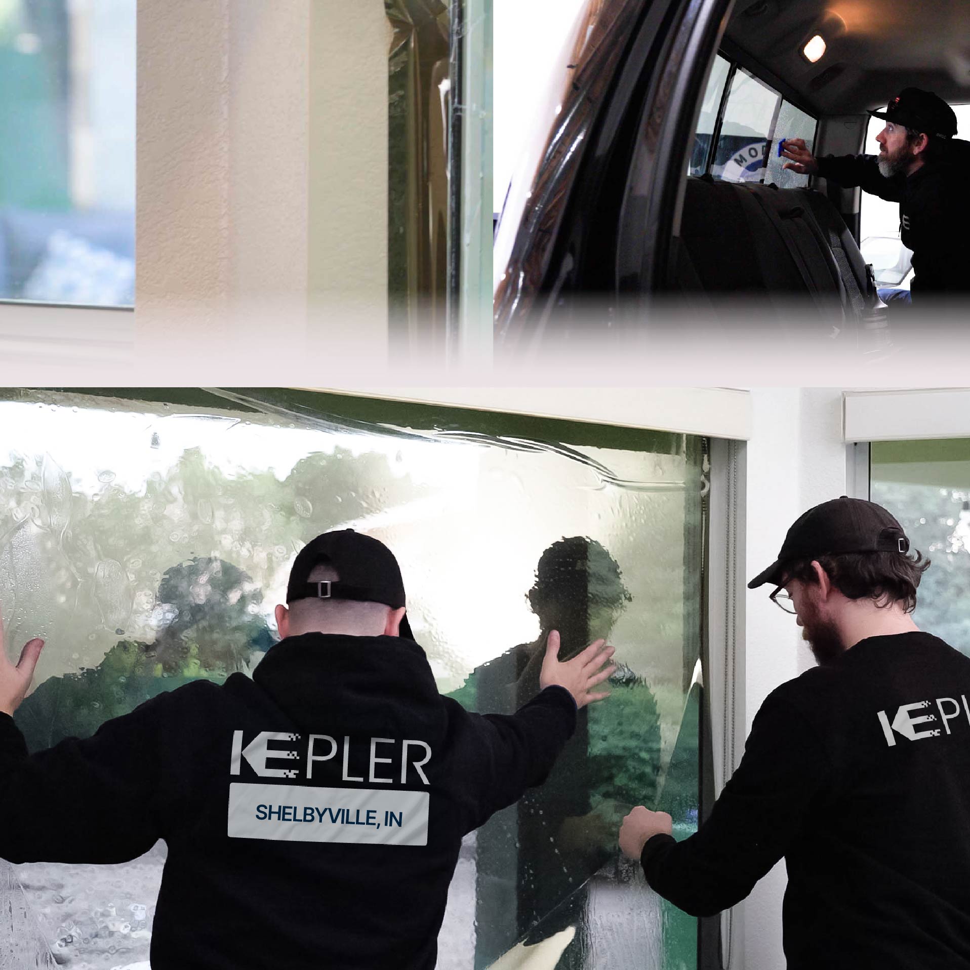 Kepler Specialist Performing Commercial Window Tinting in Shelbyville Shelbyville