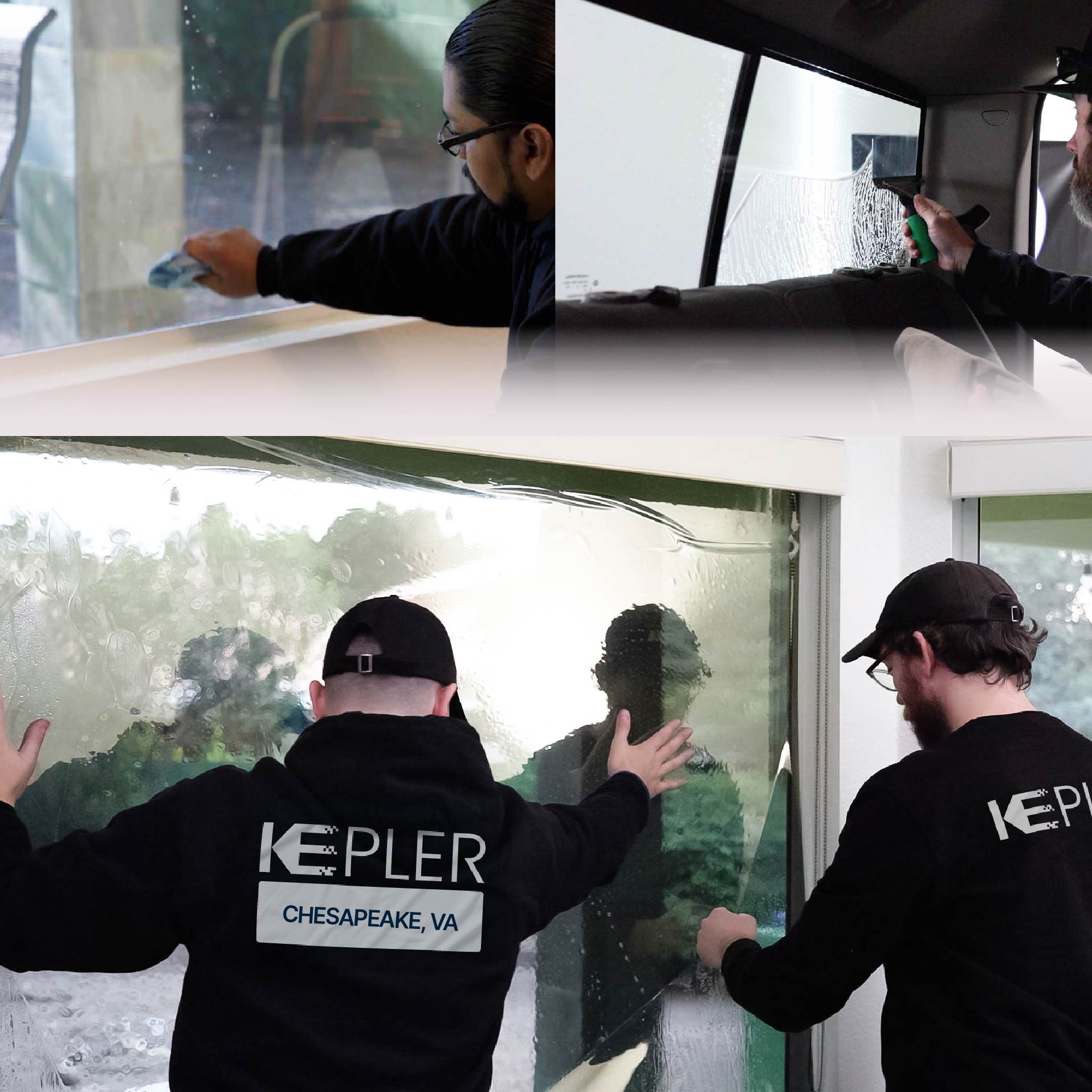 Kepler Specialist Performing Commercial Window Tinting in Chesapeake Chesapeake