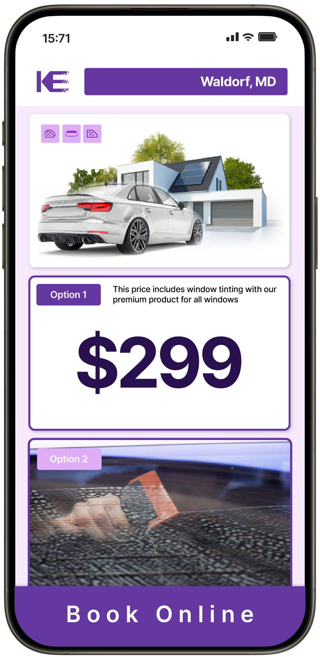 View Reasonable Tesla Window Tinting Rates in Greenbelt, Maryland