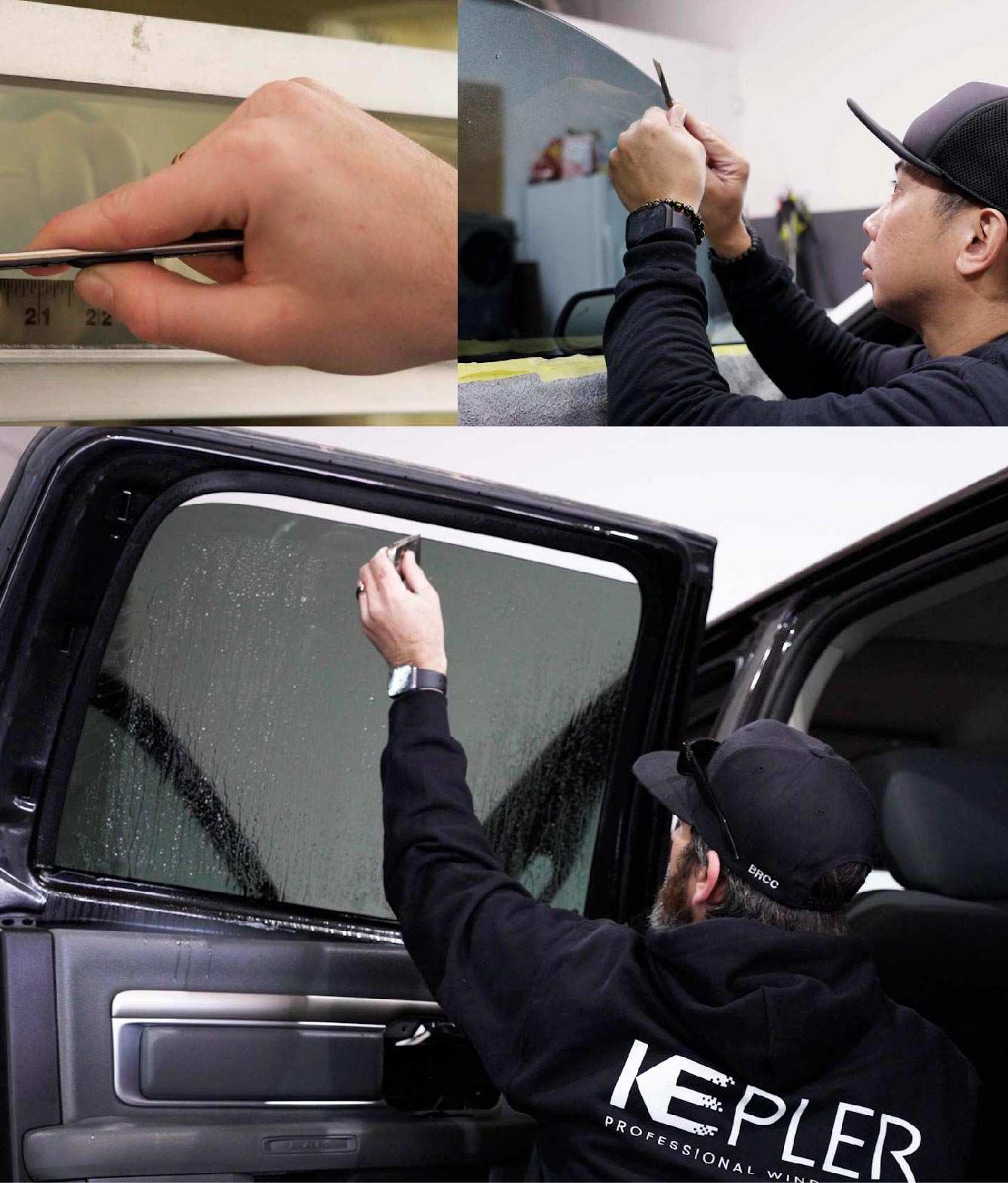 Kepler Window Tinting Specialists at Work in Winchester, Kentucky