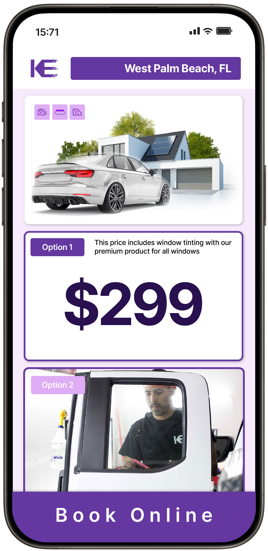 View Competitive Window Tinting Prices in West Palm Beach, Florida
