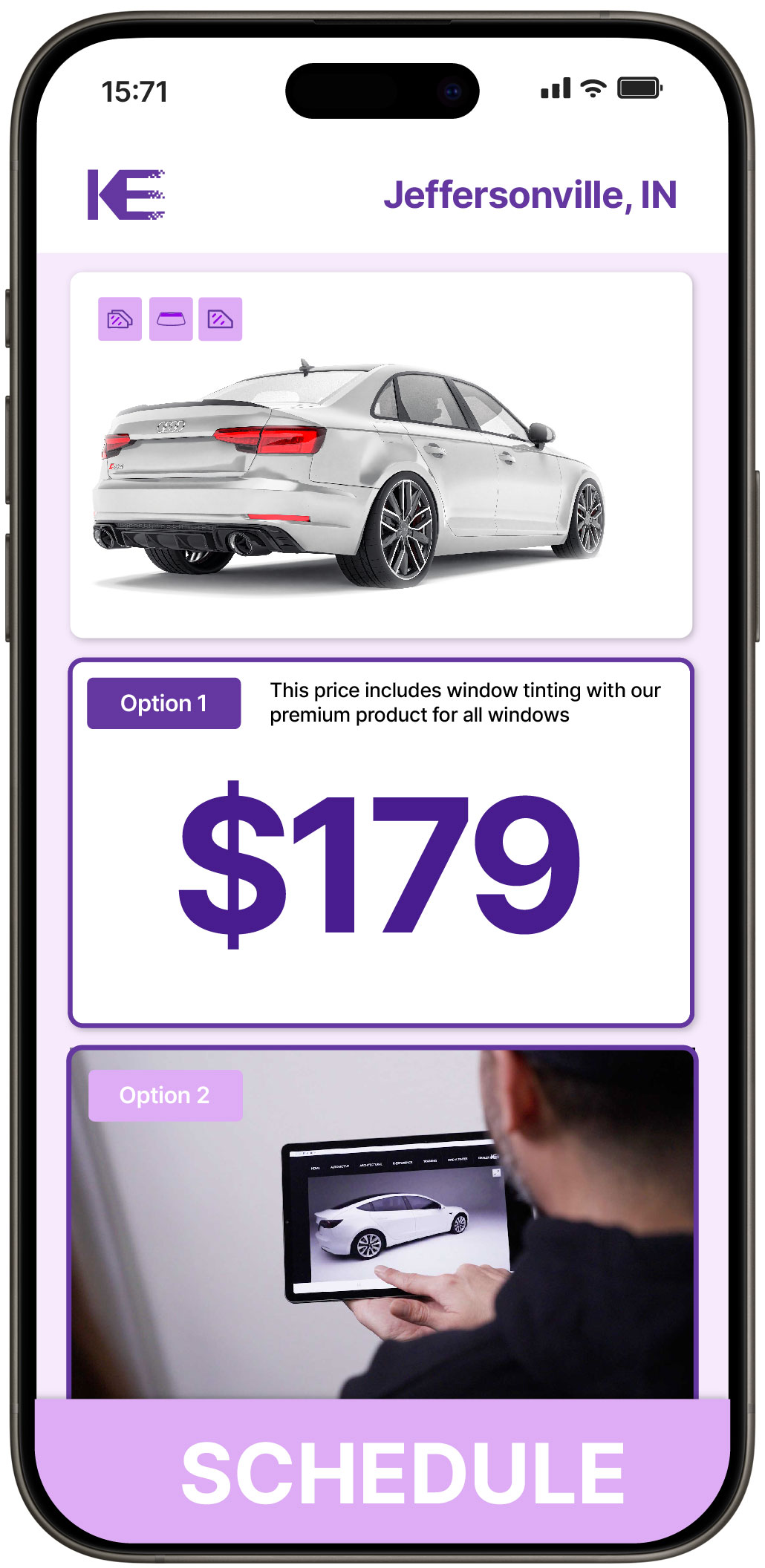 View Reasonable Car Window Tinting Prices in Jeffersonville, Indiana